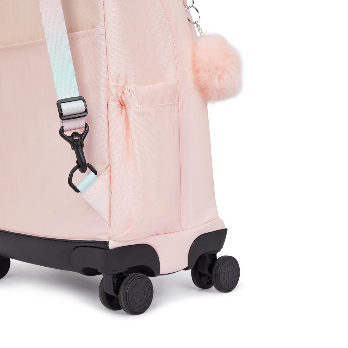 حقيبة ظهر Kipling New Zea Blush Metallic ذات العجلات الكبيرة C2I7267-E7L