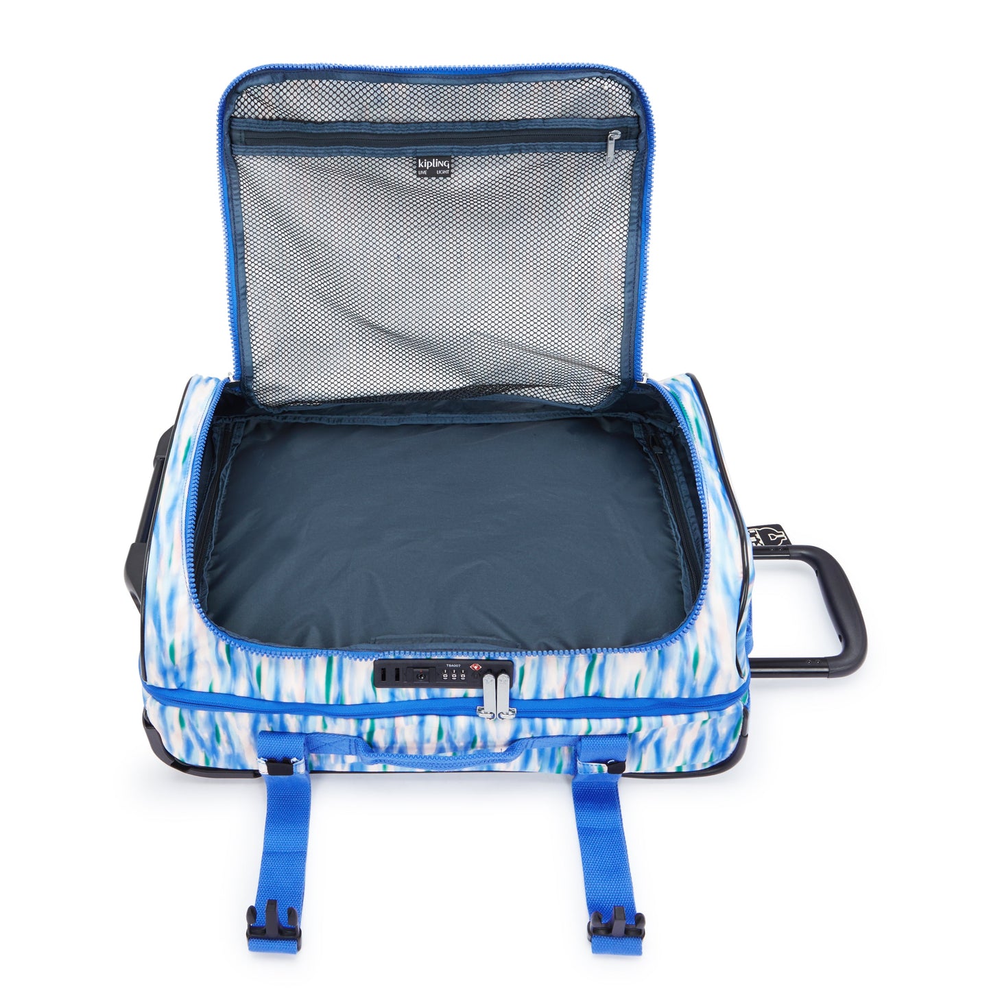 KIPLING-Aviana S-حقيبة سفر صغيرة بعجلات-أزرق مخفف-I7428-TX9