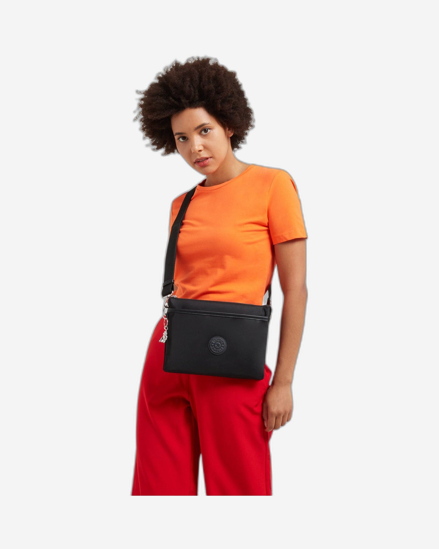 حقيبة كروس بودي Kipling Riri L Paka باللون الأسود C متوسطة C2I7587-T79