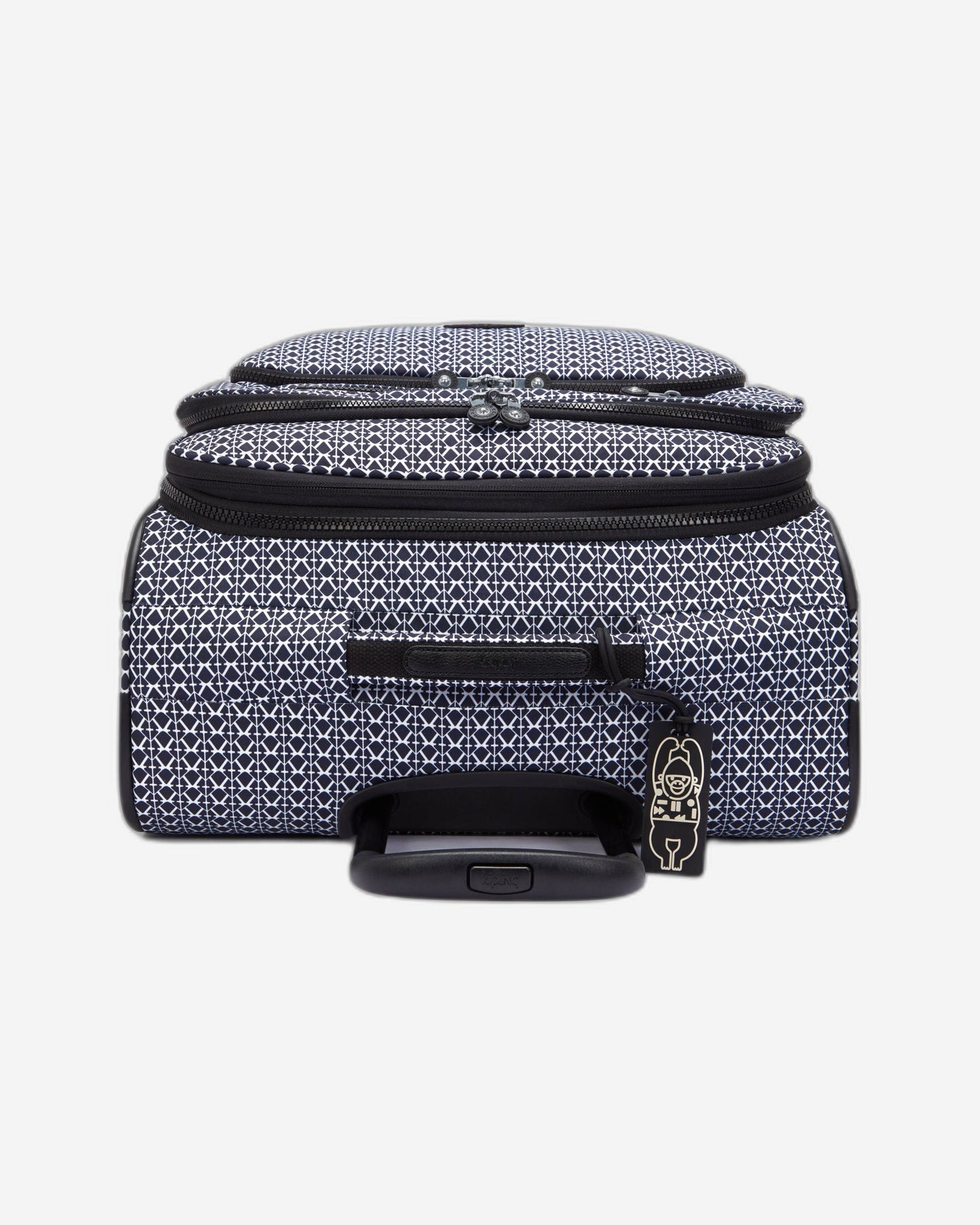 Kipling New Youri Spin M Signature Print حقيبة دوارة متوسطة قابلة للتوسيع C2I7788-DD2
