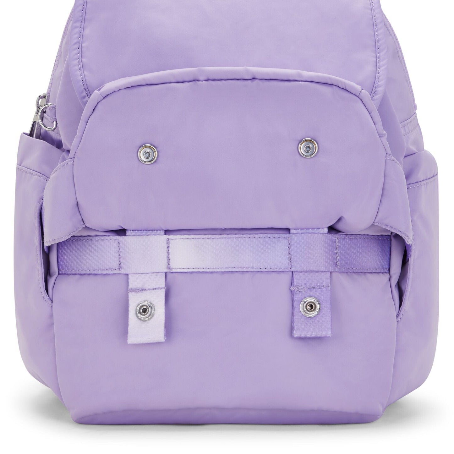 حقيبة ظهر KIPLING-City Pack S-Small (مع جيب أمامي قابل للتحويل إلى حقيبة انتظار)-VT Ice lavender-I7460-M14