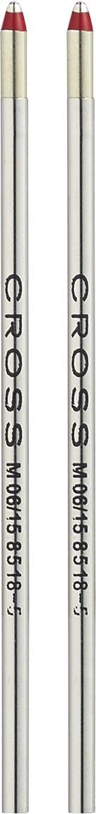 Cross Mini Ballpoint Pen Red Refill, Medium - Dual Pack - 8518-5