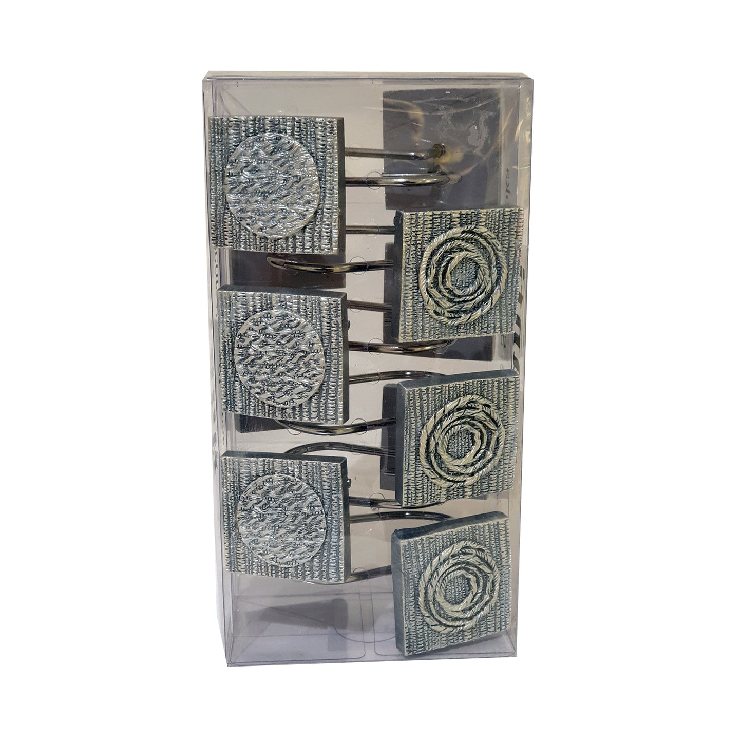 خطافات ستائر الحمام Avanti Galaxy Silver