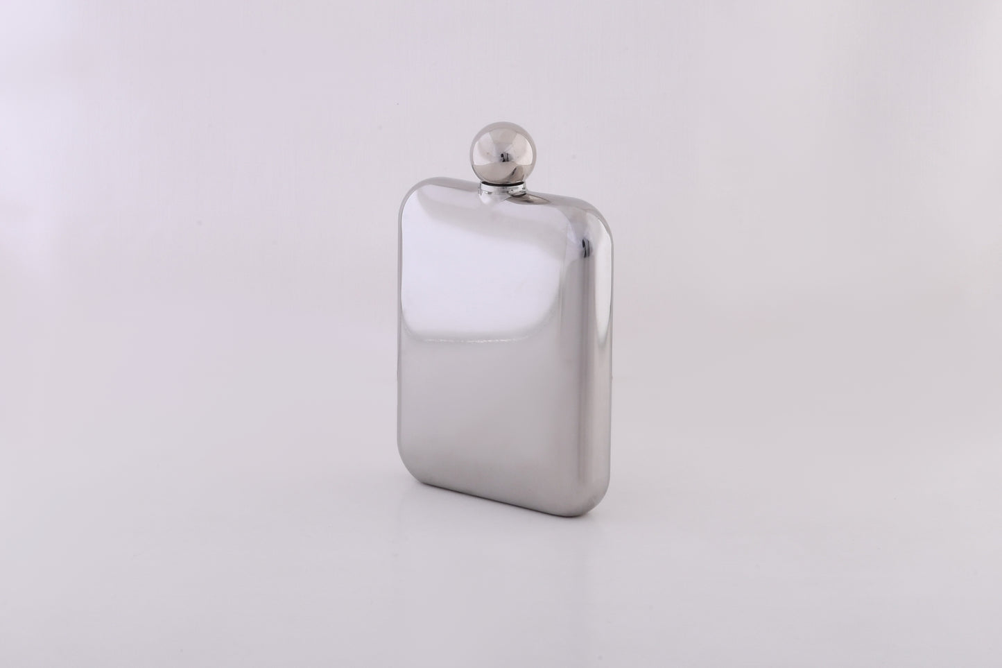6OZ HIP FLASK ROUND CORNER 304 S/S