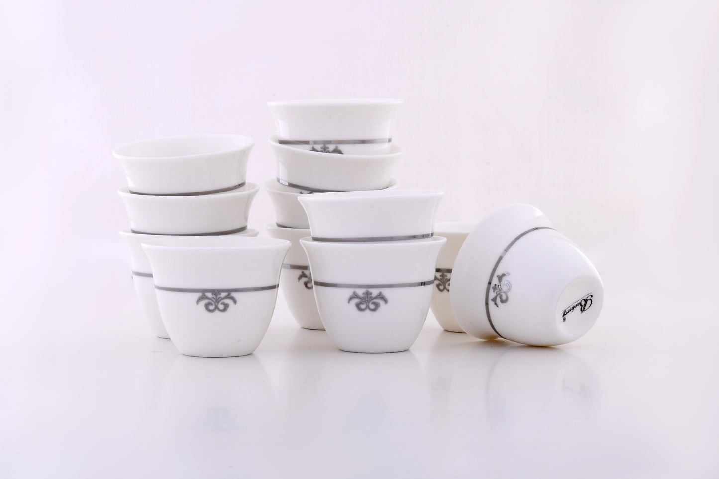 SC012B 12PC CAWA CUPS BC GRN GOLD LINE