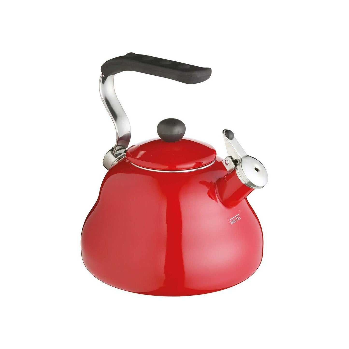 LE XPRESS COLOURED WHISTLING KETTLE 2 LITRES - CHILLI RED GB - KCEKETRED