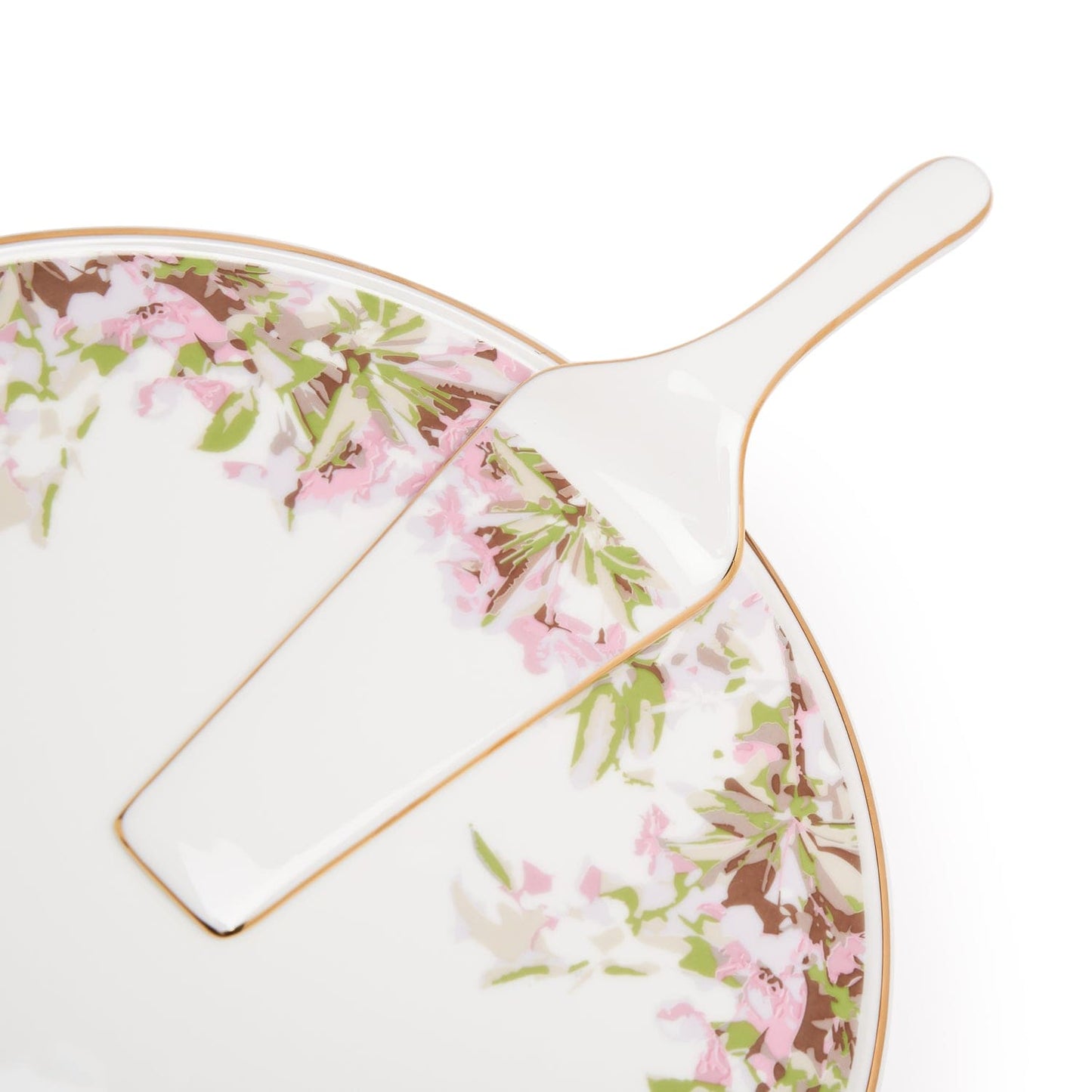 حامل كيك دانكوتوا ماغنوليا ذو الطبقة الواحدة مع خدمة التقديم