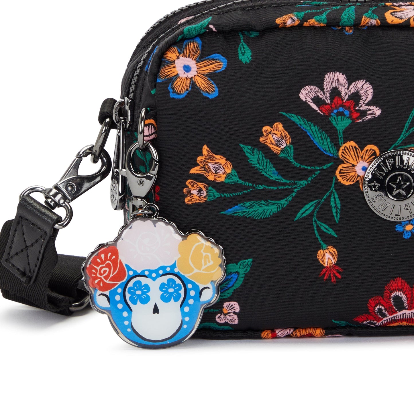 حقيبة Kipling-Milda-Small Crossbody-Frida Kahlo Floral-I7948-3Nf