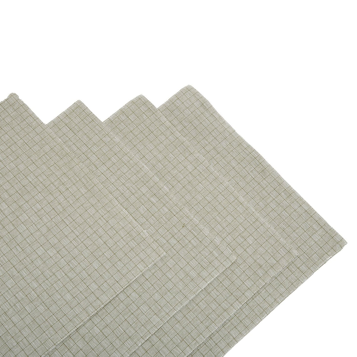 مفارش طاولة Ladelle Torque Moss Green، عبوة من 4 قطع