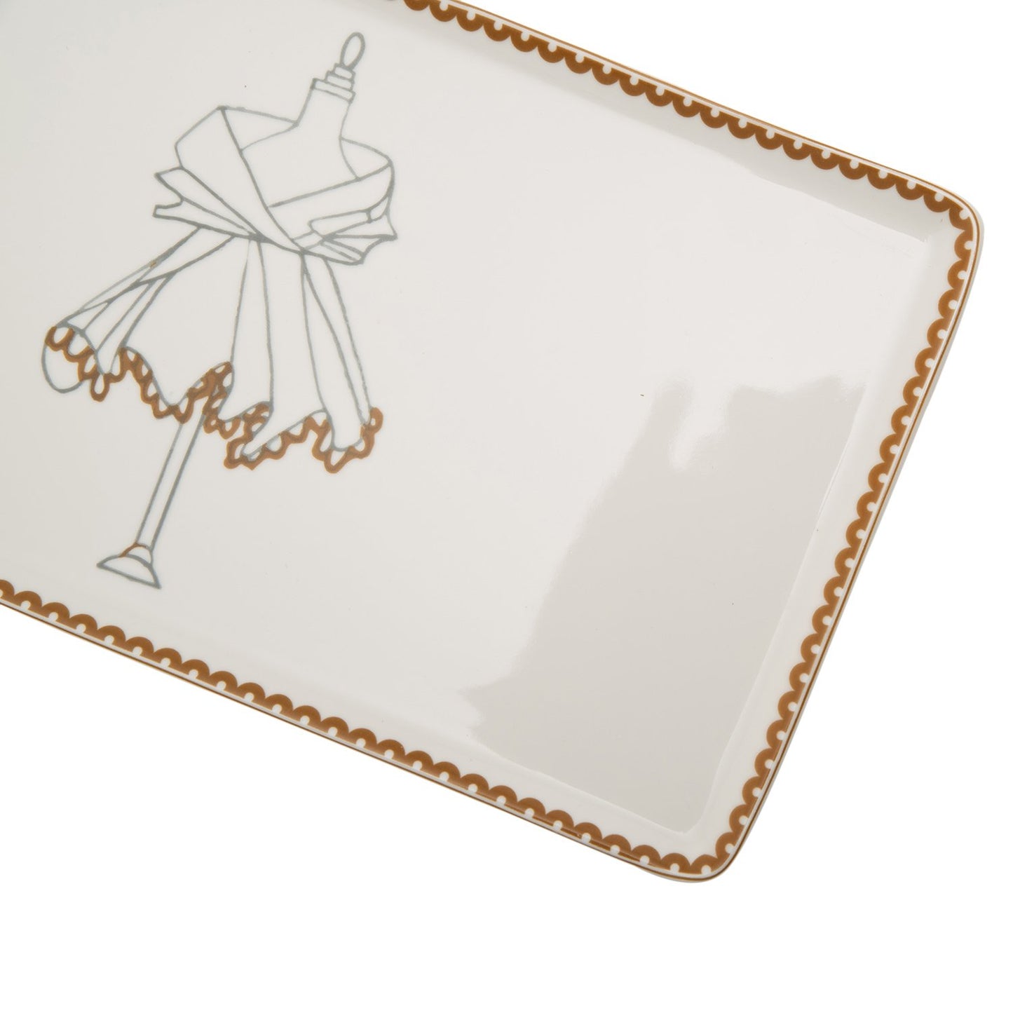 L'atelier FB Dress Rectangular Plate - 27.8 x 15.1 cm - TC 4713 012 - Jashanmal Home