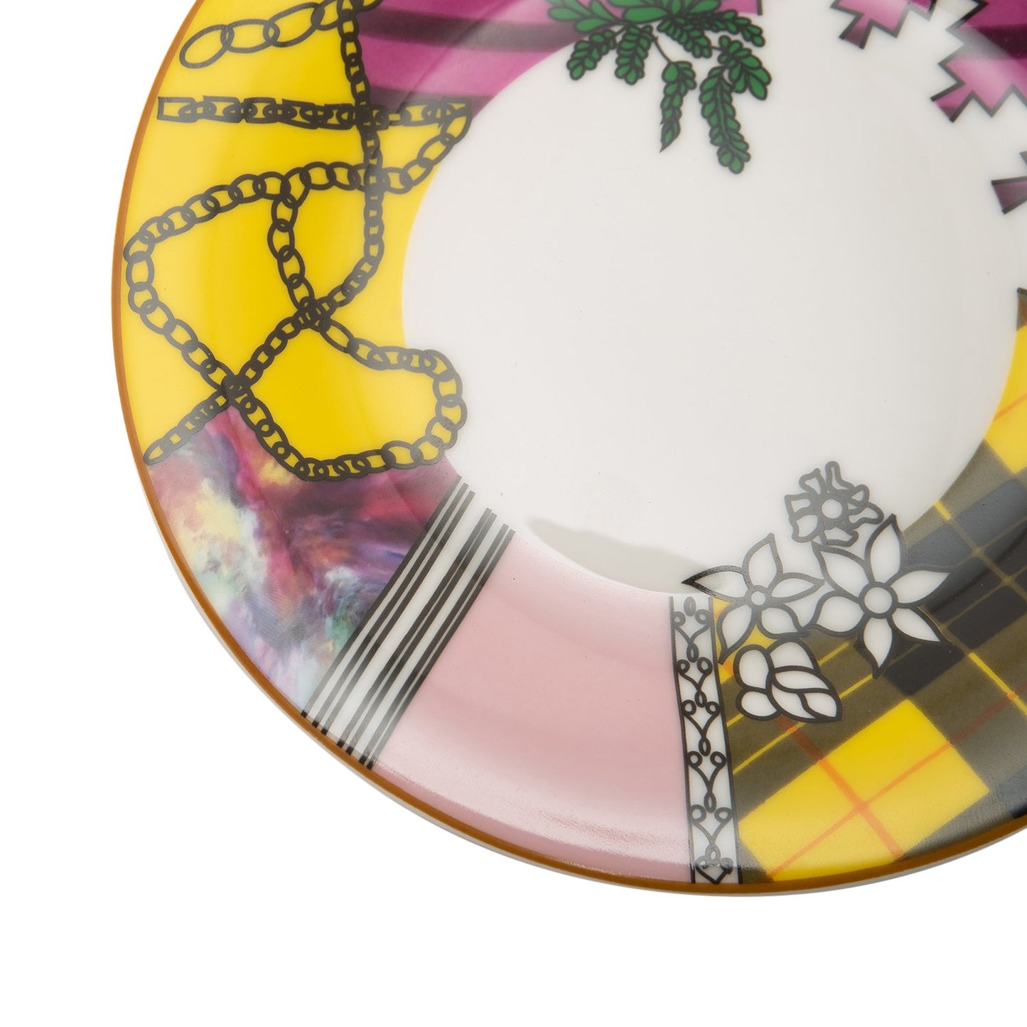 L'atelier FB Design Coupe Shape Dessert Plate Set - 20 x 20 cm, 6 Pieces - TC 4719 018 - Jashanmal Home