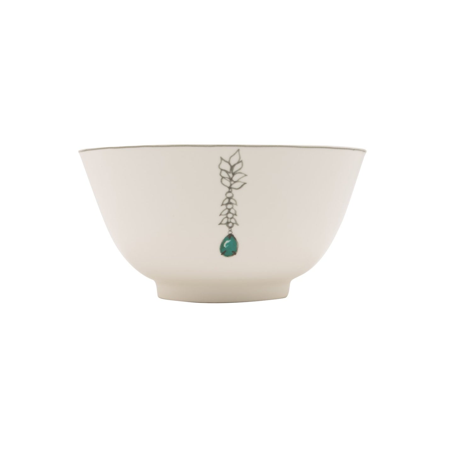 L'atelier FB Emerald Bowl Set - 12.8 x 6.8 cm, 6 Pieces - TC 4711 014 - Jashanmal Home