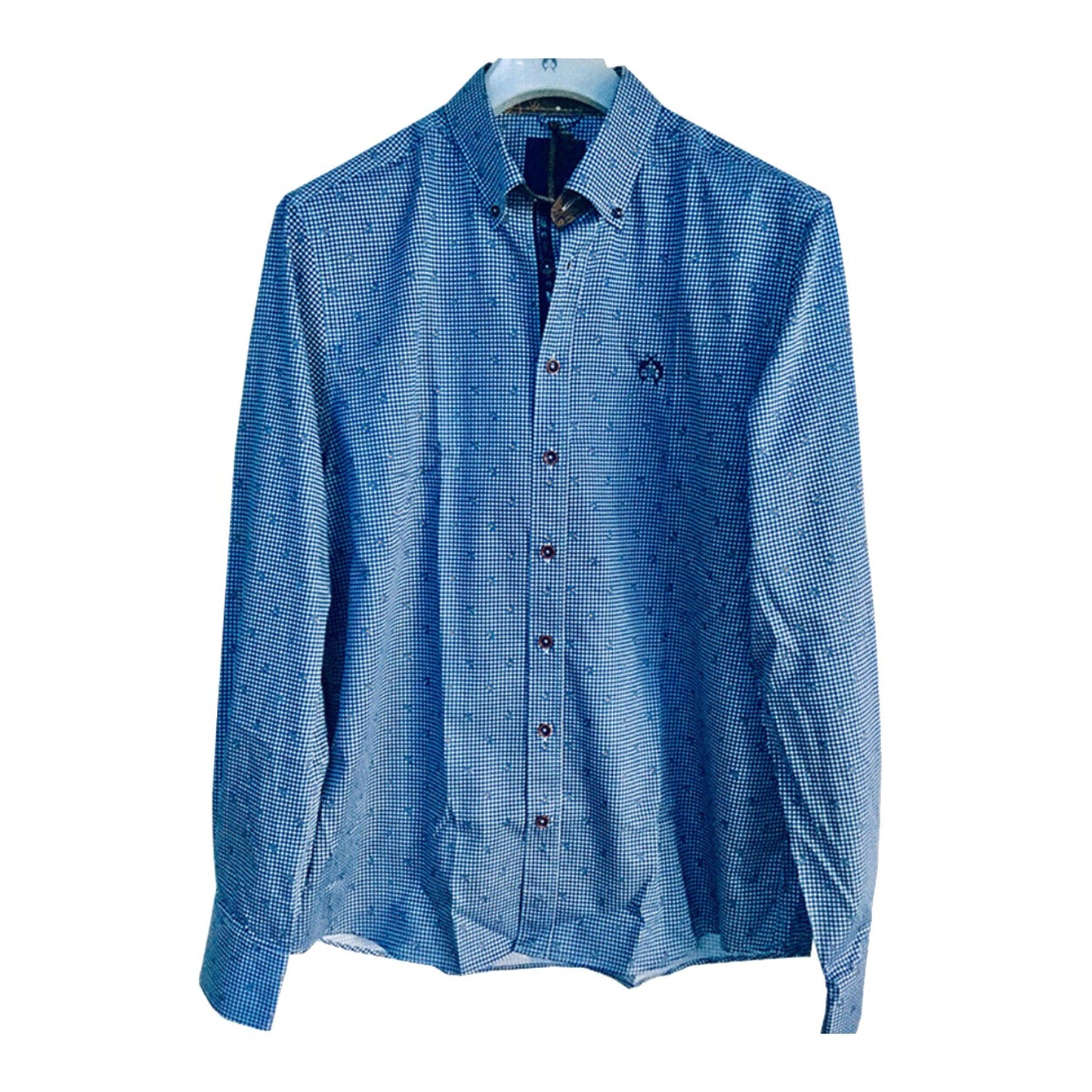 Campione Printed Shirt - Blue - 2707227 83491 L