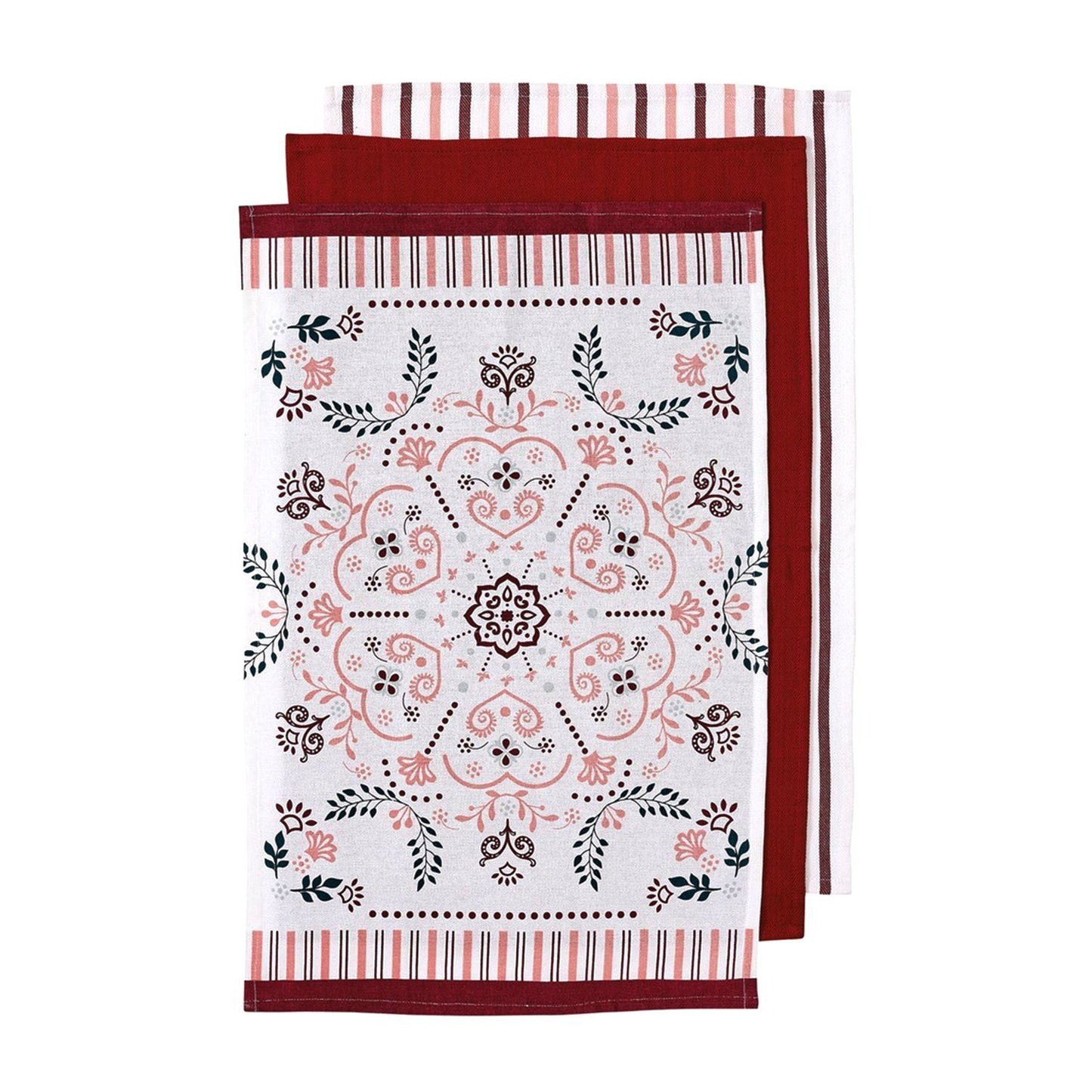 Ladelle Mystic Kitchen Towel - Multicolour, Set of 3 - 33073 - Jashanmal Home