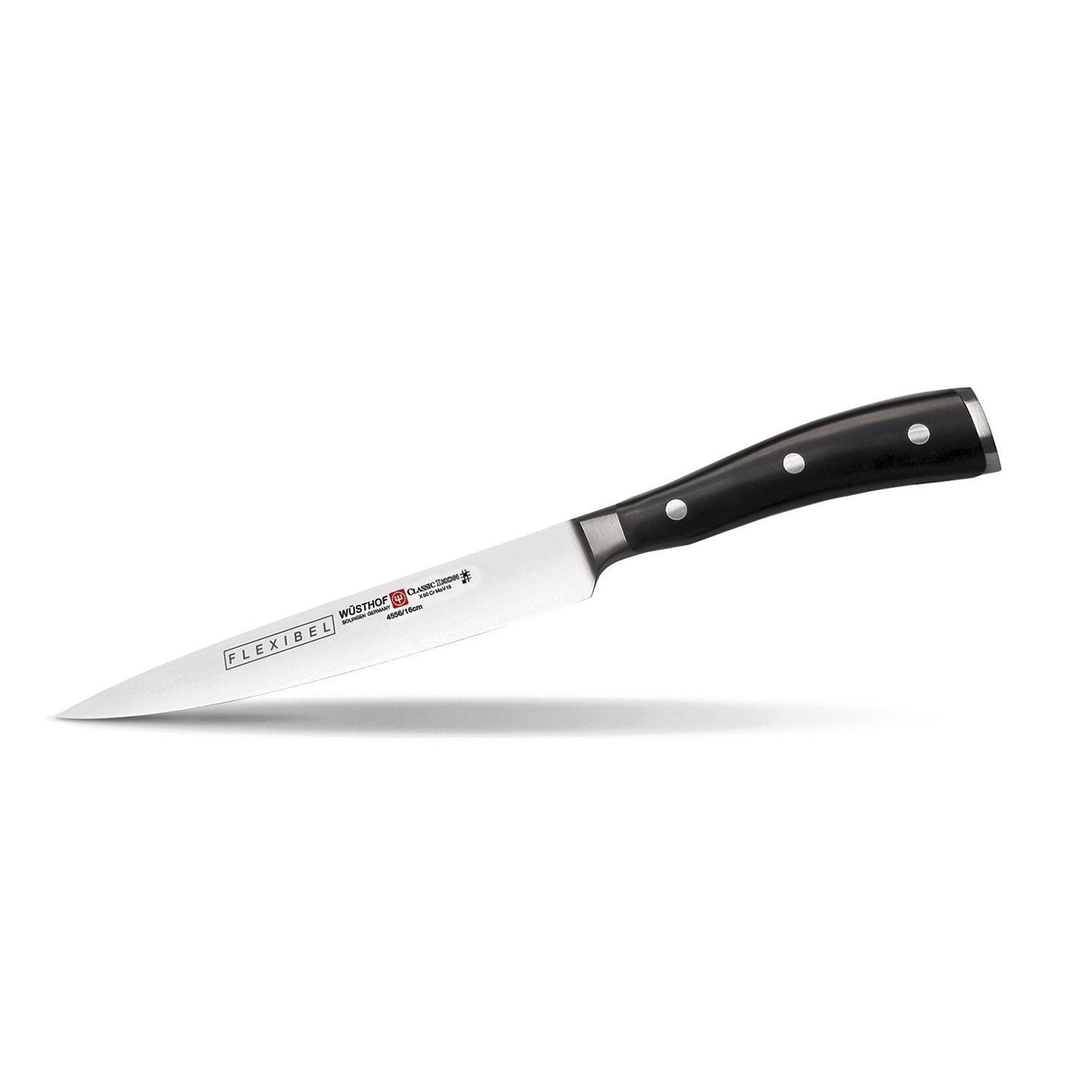 Ed. Wusthof Classic Ikon Fillet Knife - Black and Silver - 4556-7