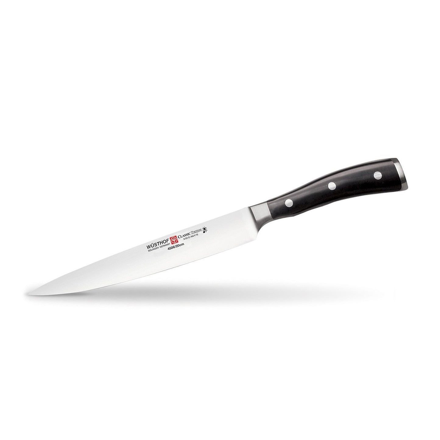 Ed. Wusthof Classic Ikon Carving Knife - Black and Silver - 952024 - Jashanmal Home