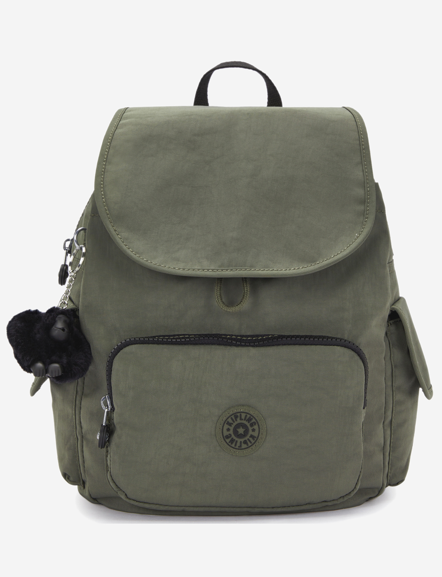 KIPLING City Pack S Green Moss حقيبة ظهر صغيرة 15635-88D