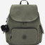 KIPLING City Pack S Green Moss حقيبة ظهر صغيرة 15635-88D
