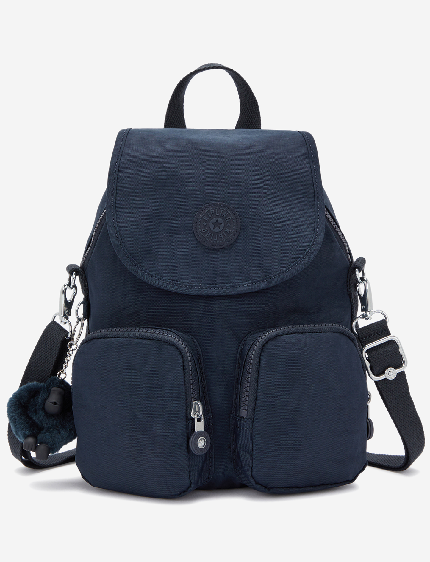 KIPLING حقيبة ظهر صغيرة (قابلة للتحويل إلى حقيبة كتف) Firefly Up Blue Bleu 2 12887-96V