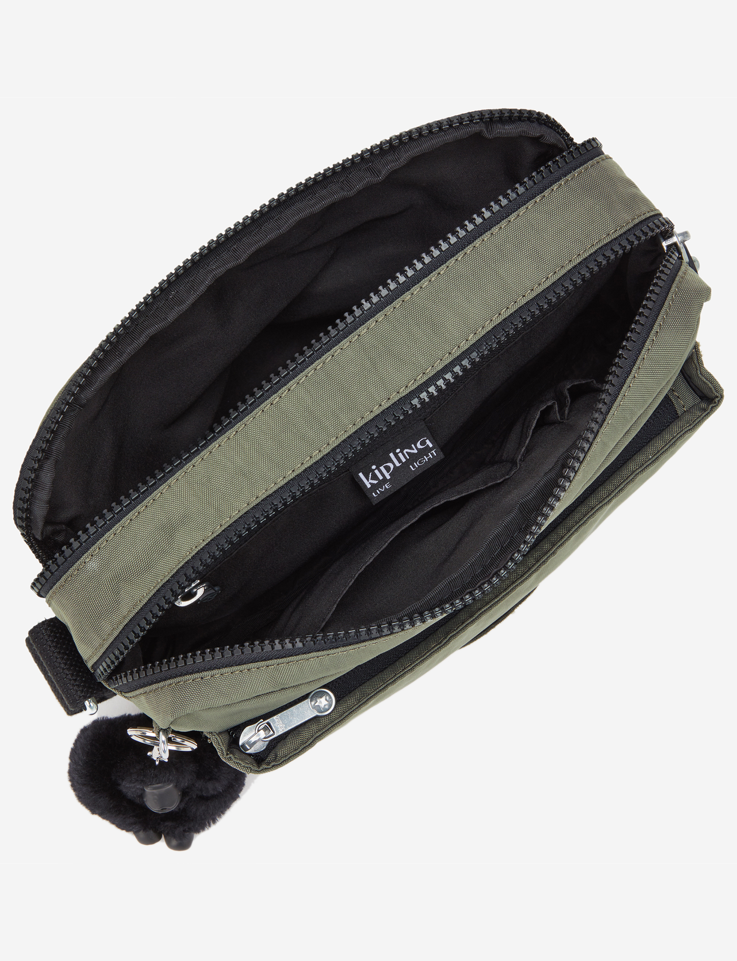 KIPLING أبانو M أخضر طحلبي حقيبة كروس متوسطة I7076-88D
