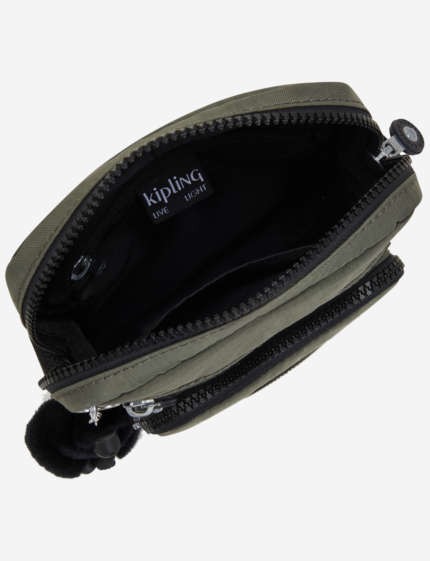 KIPLING حقيبة كروس صغيرة Gunne باللون الأخضر الطحلبي I3244-88D