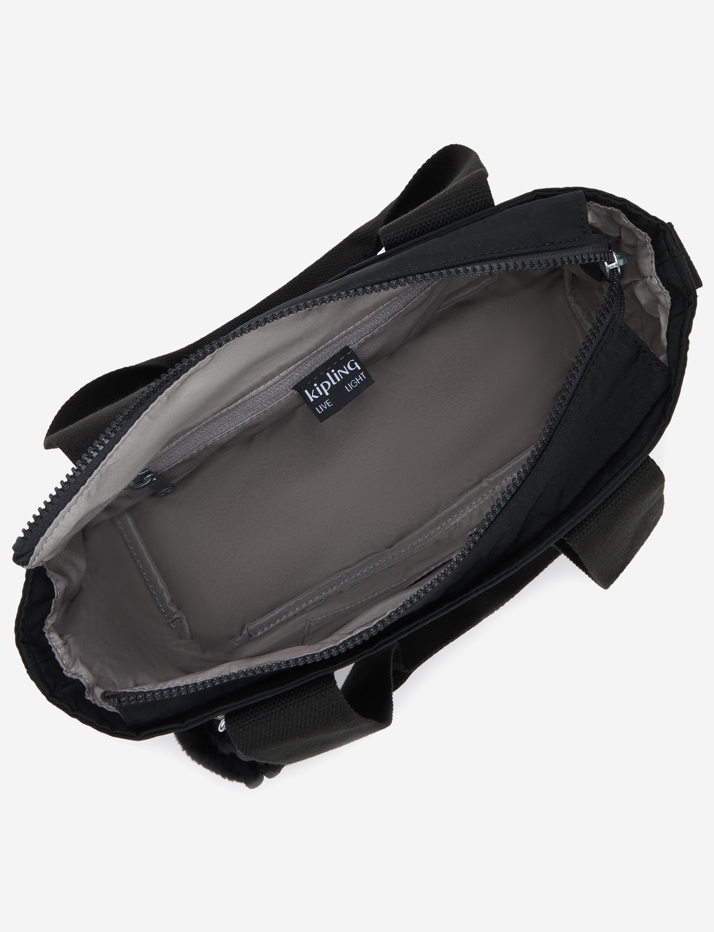 KIPLING مينتا أم أب باللون الأسود نوار حقيبة حمل متوسطة (مع حزام كتف قابل للإزالة) I8642-P39
