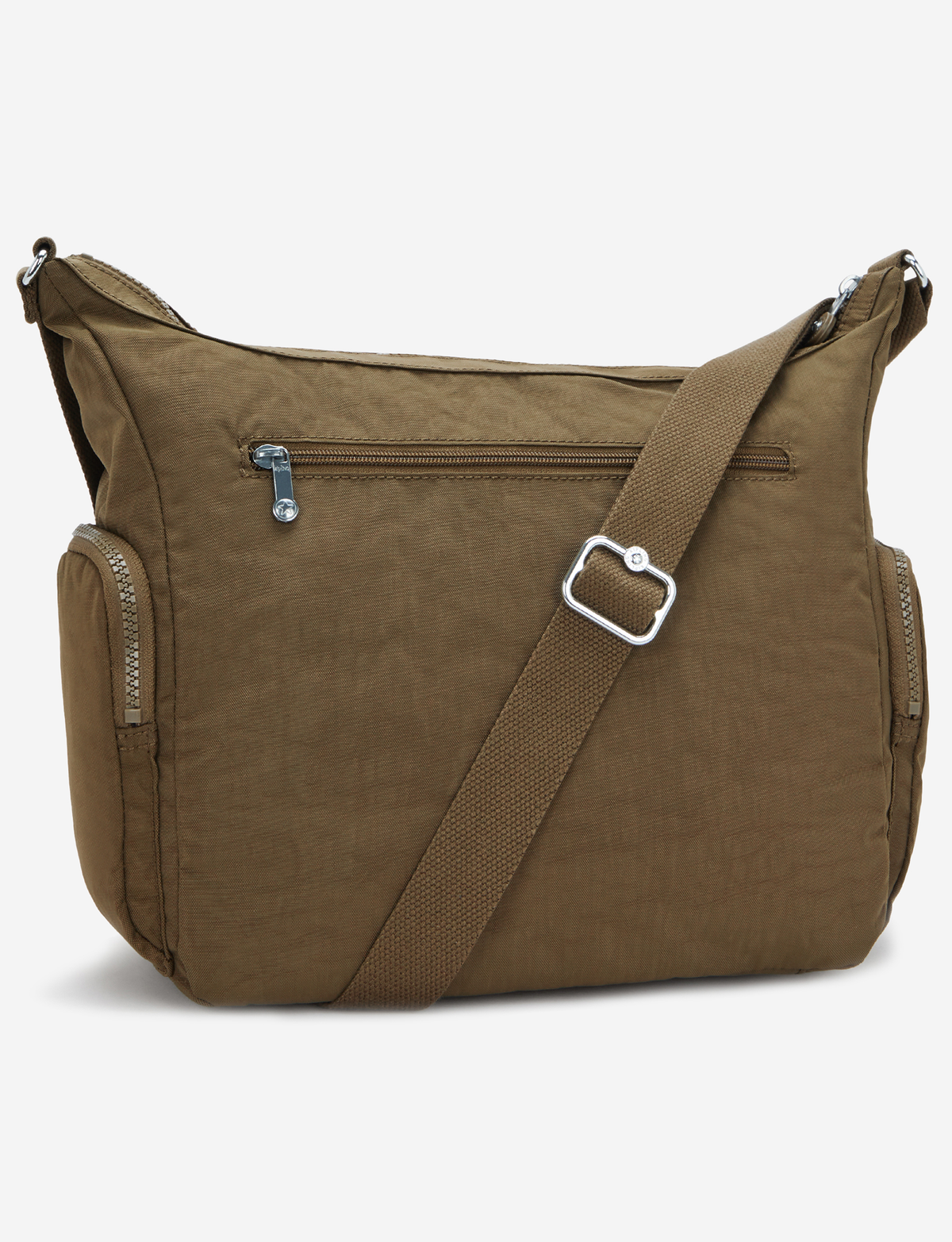 KIPLING Gabbie Smooth كاكي حقيبة كروس كبيرة 15255-1NA