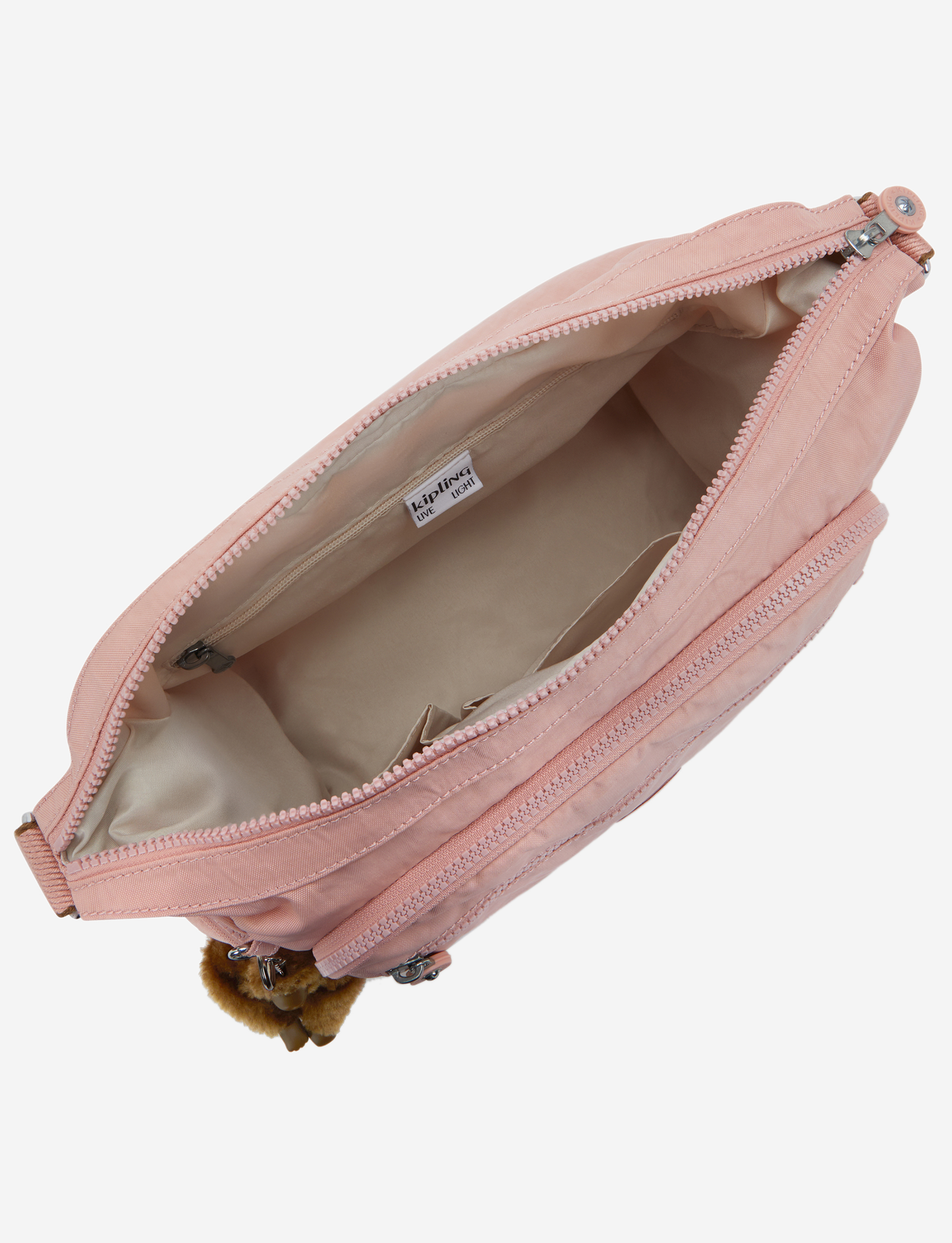 KIPLING Gabbie Memory Pink حقيبة كروس كبيرة 15255-0PN