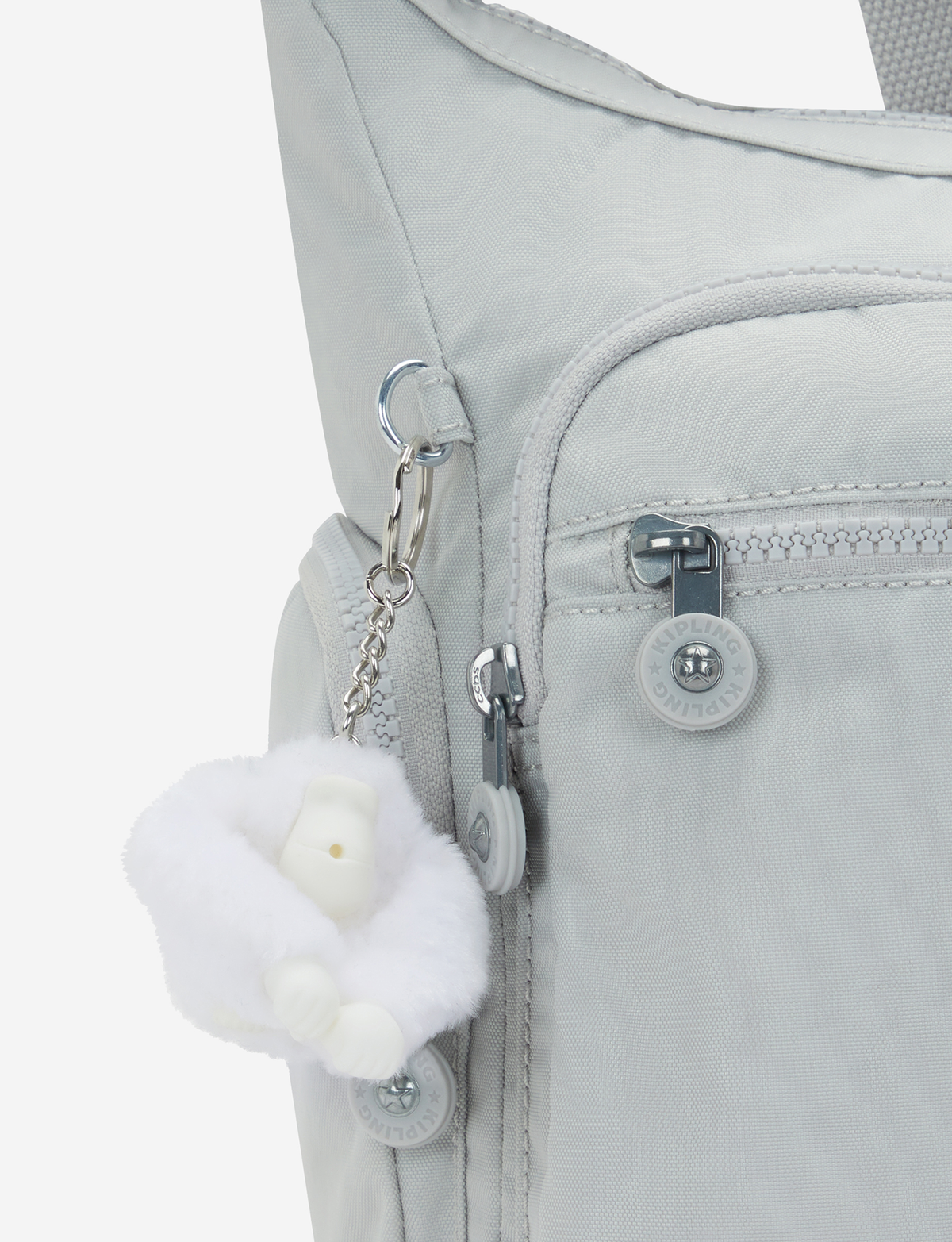 KIPLING Gabbie Easy Grey Large حقيبة كروس بودي 15255-9RW