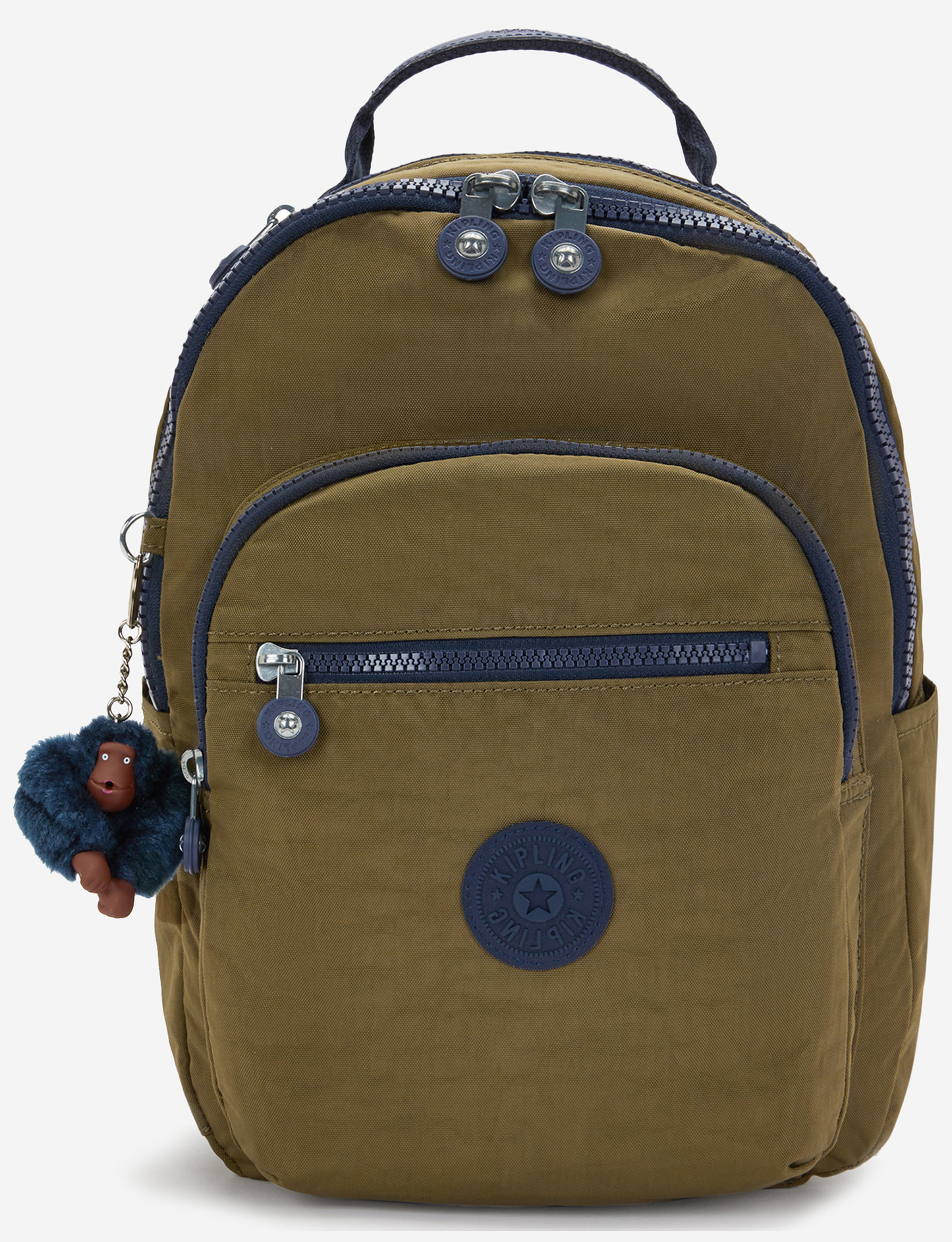 حقيبة ظهر KIPLING Seoul S Treasure Green صغيرة (مع جيب للكمبيوتر اللوحي) I4345-1HW