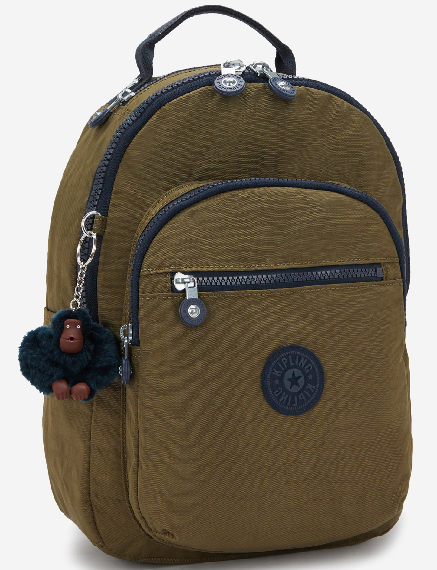 حقيبة ظهر KIPLING Seoul S Treasure Green صغيرة (مع جيب للكمبيوتر اللوحي) I4345-1HW