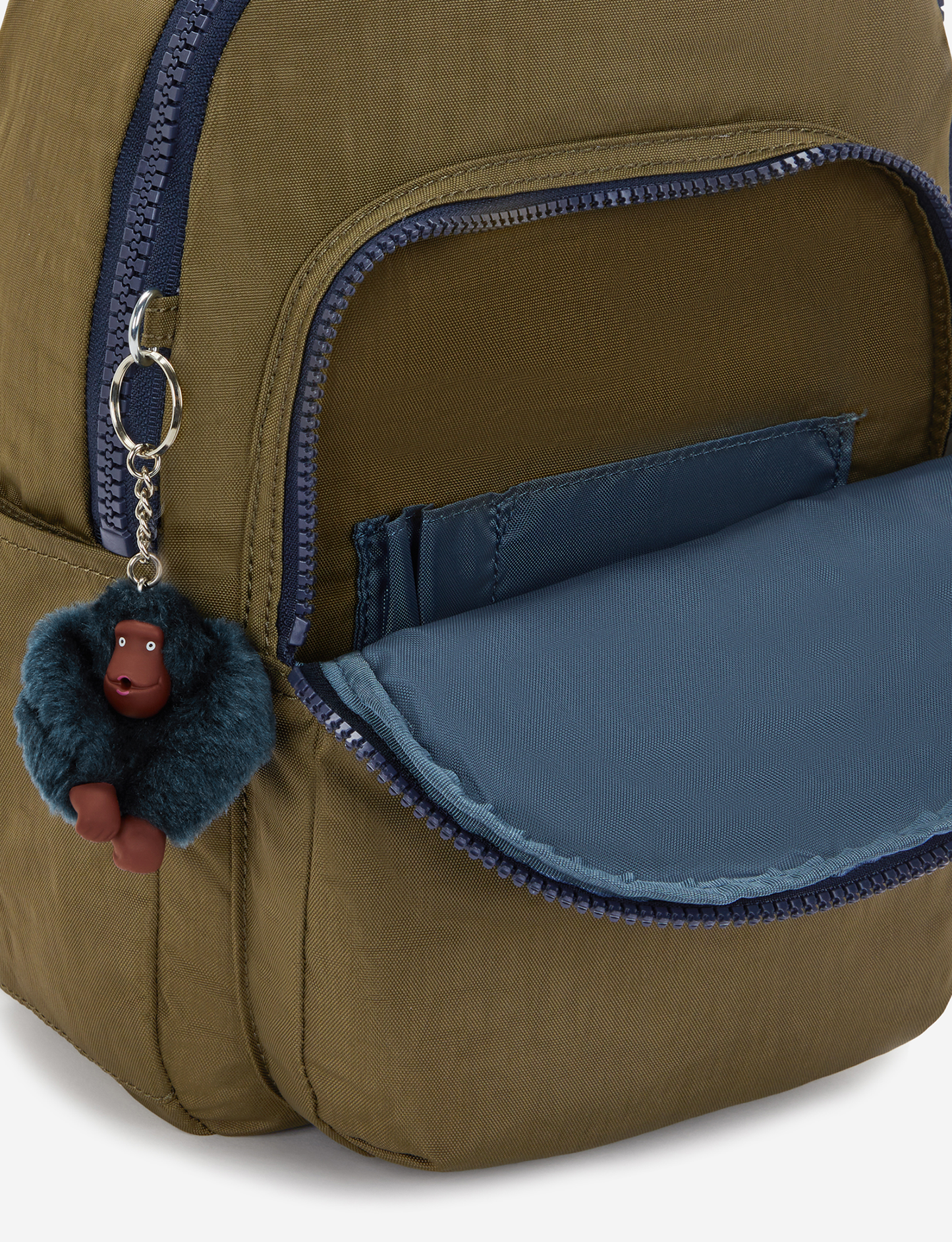 حقيبة ظهر KIPLING Seoul S Treasure Green صغيرة (مع جيب للكمبيوتر اللوحي) I4345-1HW