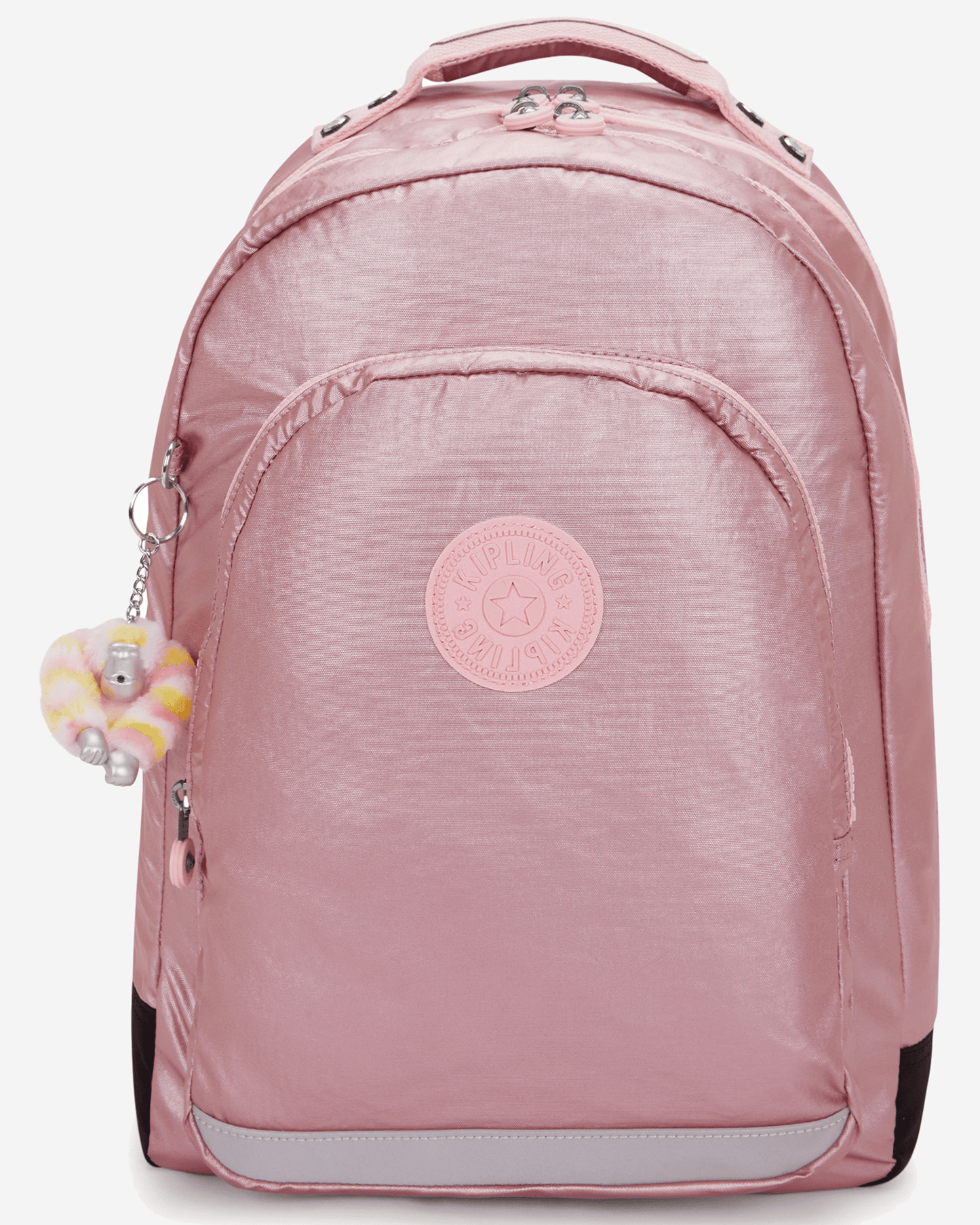 Kipling  Class Room Bronze Pink Met Large Backpack with Laptop Compartment I5213-3MD