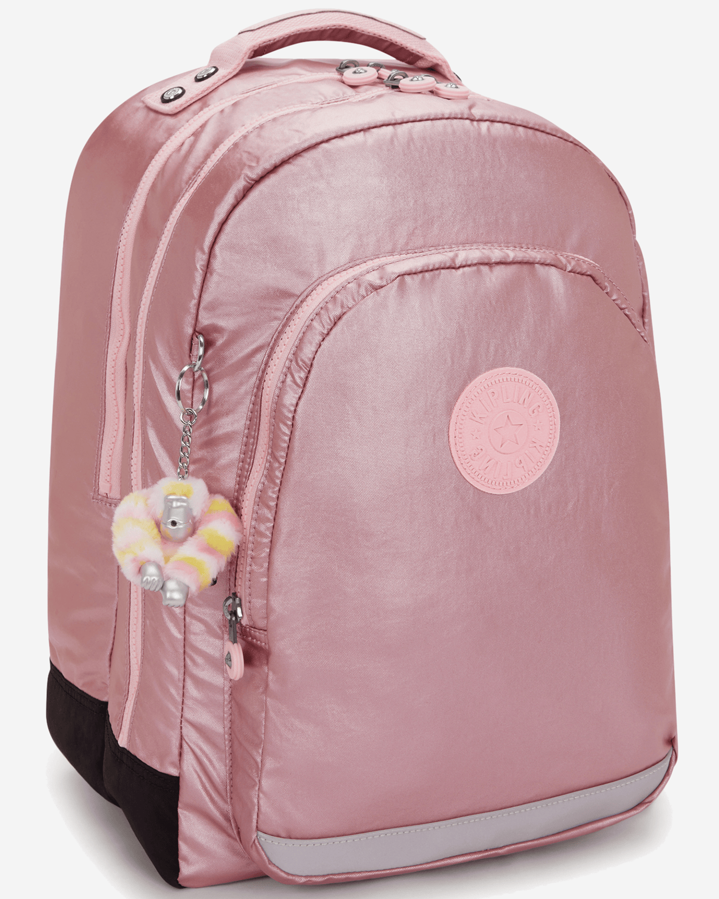 Kipling  Class Room Bronze Pink Met Large Backpack with Laptop Compartment I5213-3MD