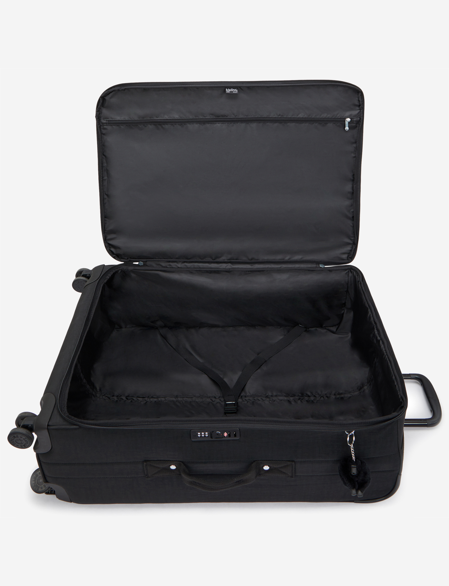 حقيبة سفر KIPLING Jet L كبيرة سوداء بعجلات I9556-P39