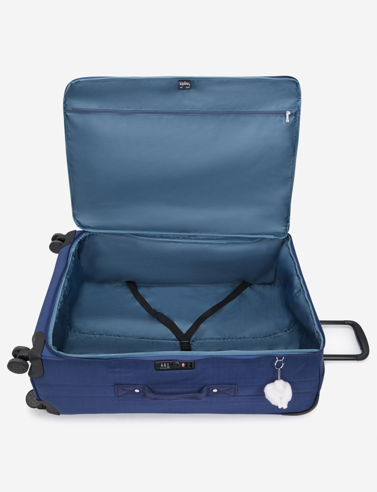 KIPLING Jet L حقيبة سفر بعجلات كبيرة لون أزرق كاجوال C موديل I9556-3RA
