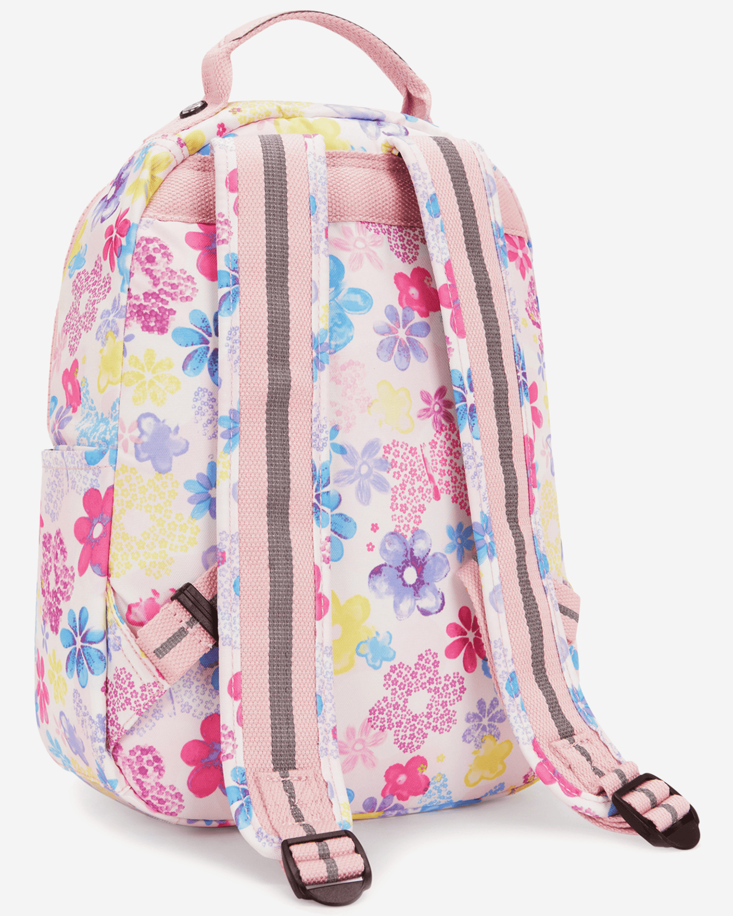 Kipling  Seoul S Flower Stamp Small Backpack (with Tablet Compartment) I5357-8EM