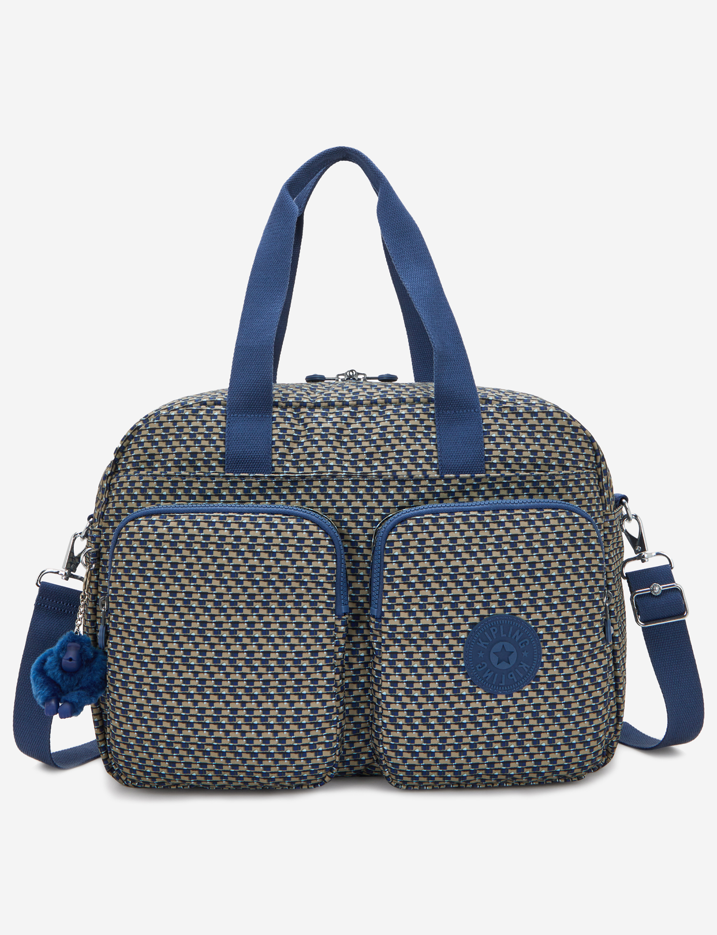 KIPLING Defea Xl حقيبة سفر متوسطة الحجم باللون الأزرق على سلك I5839-9PC