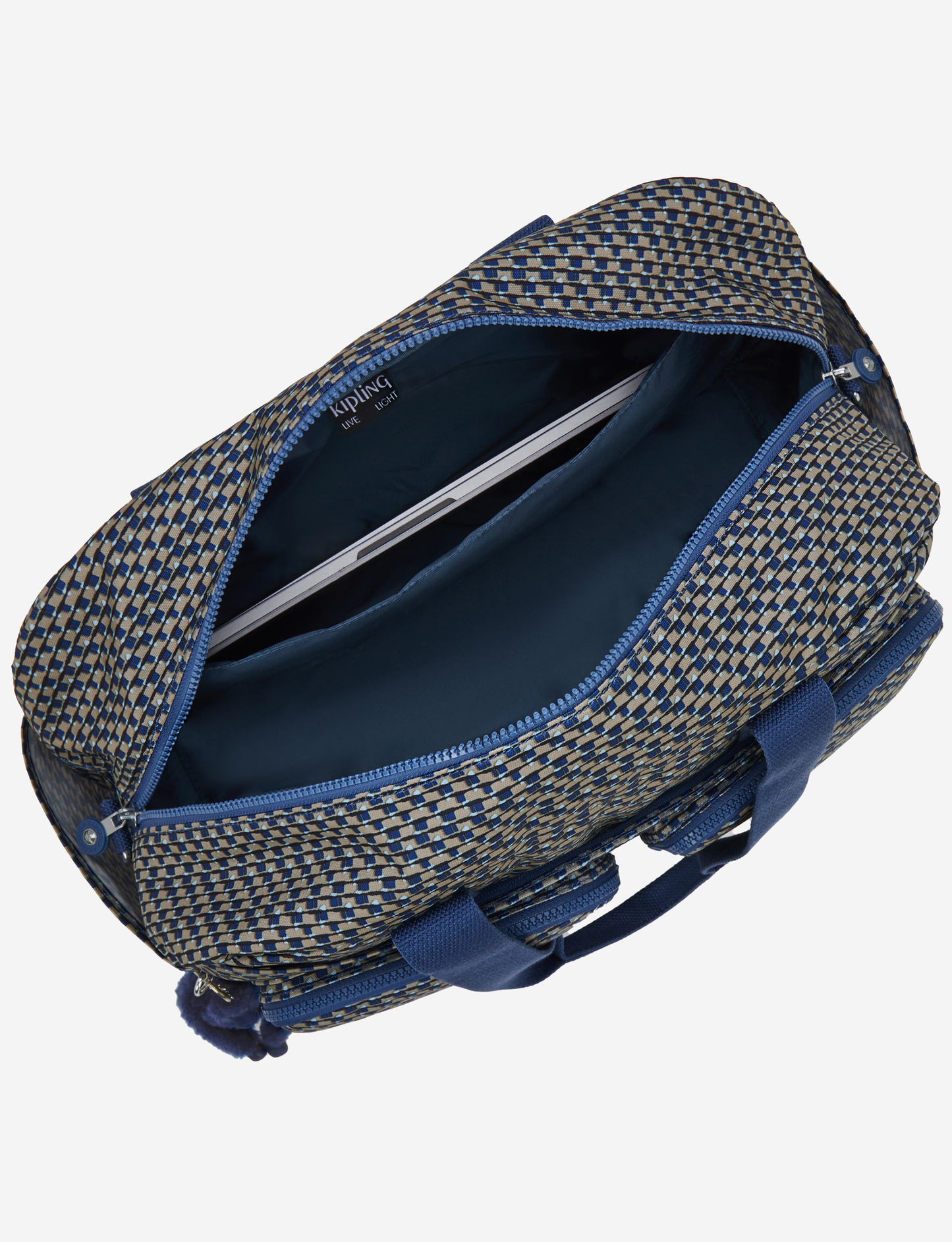 KIPLING Defea Xl حقيبة سفر متوسطة الحجم باللون الأزرق على سلك I5839-9PC
