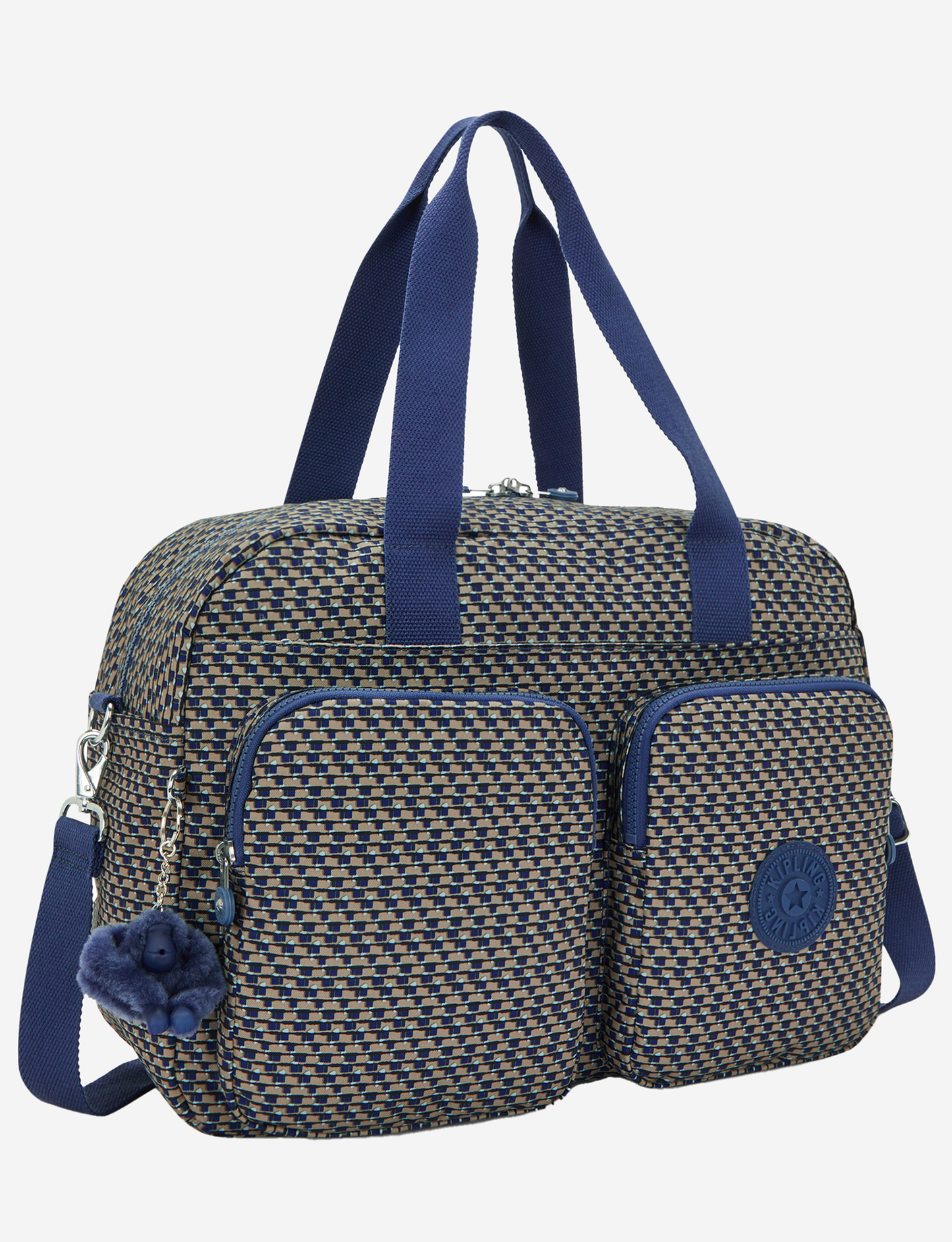 KIPLING Defea Xl حقيبة سفر متوسطة الحجم باللون الأزرق على سلك I5839-9PC