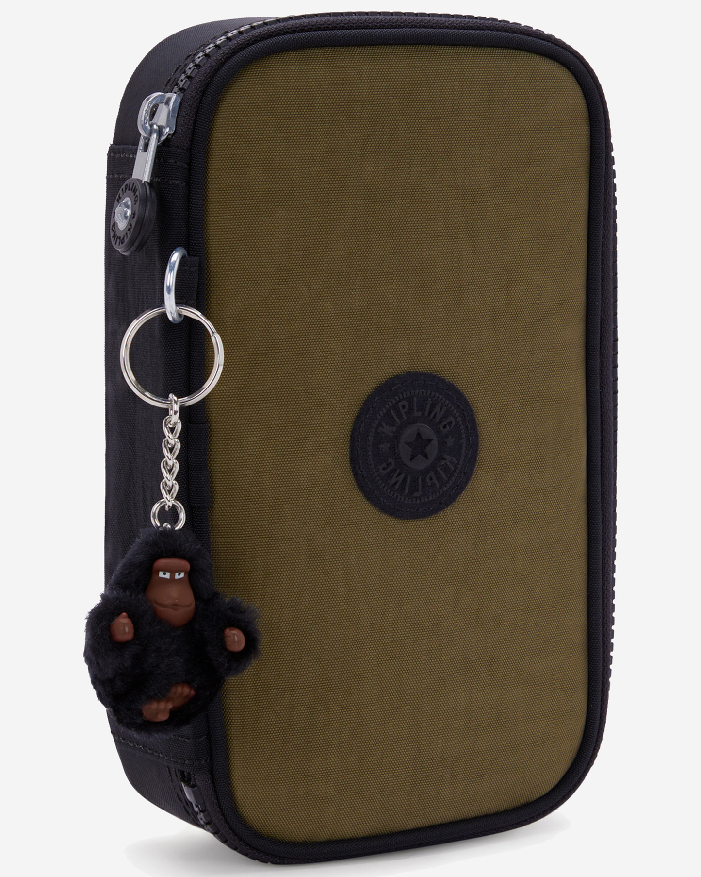 Kipling  50 Pens Black Khaki Bl Medium Pencase 10999-5FY