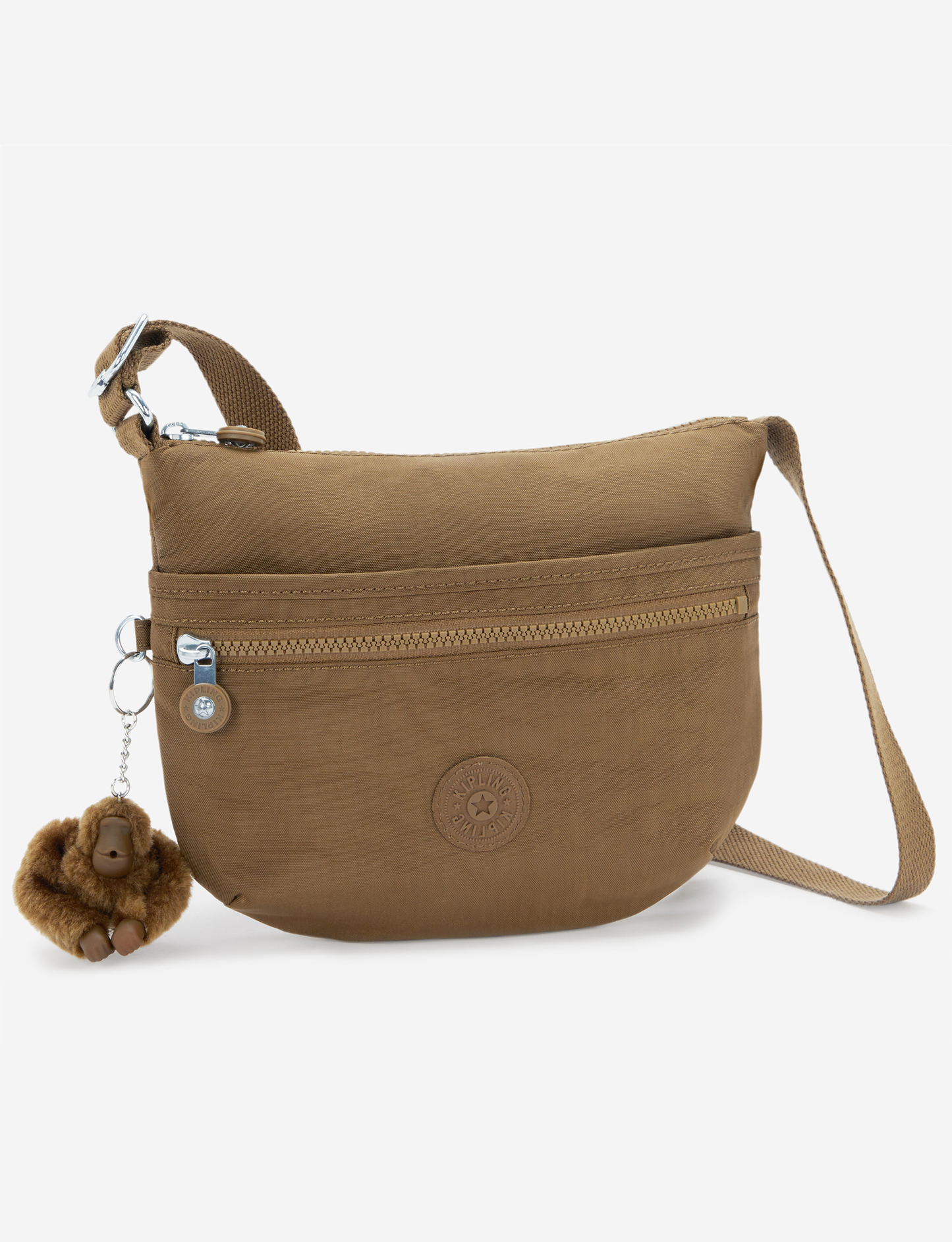 KIPLING Arto S Smooth Khaki حقيبة كروس بودي صغيرة 00070-1NA
