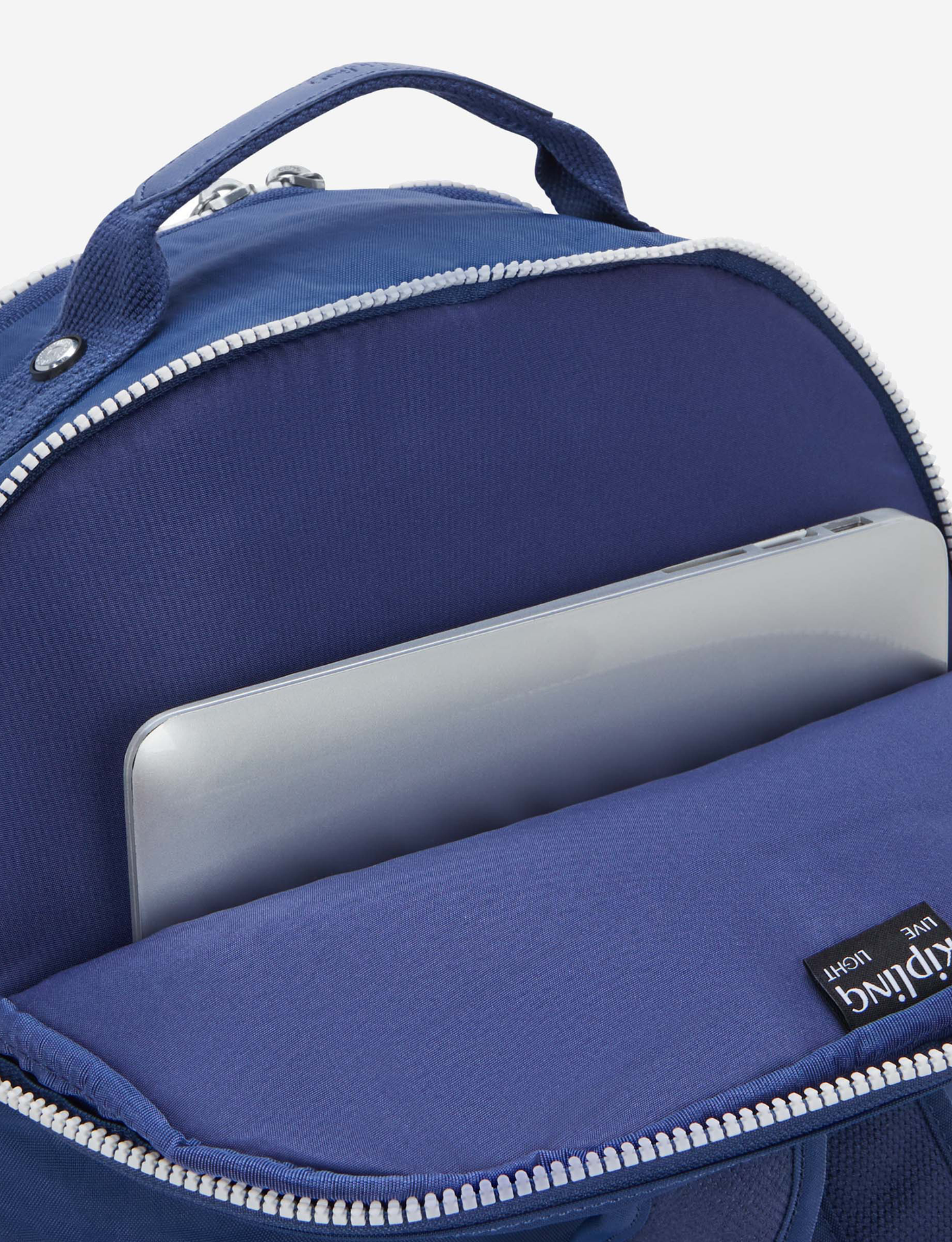 KIPLING Seoul Lap Casual Blue C حقيبة ظهر كبيرة (مع حجرة للكمبيوتر المحمول) I2969-3RA