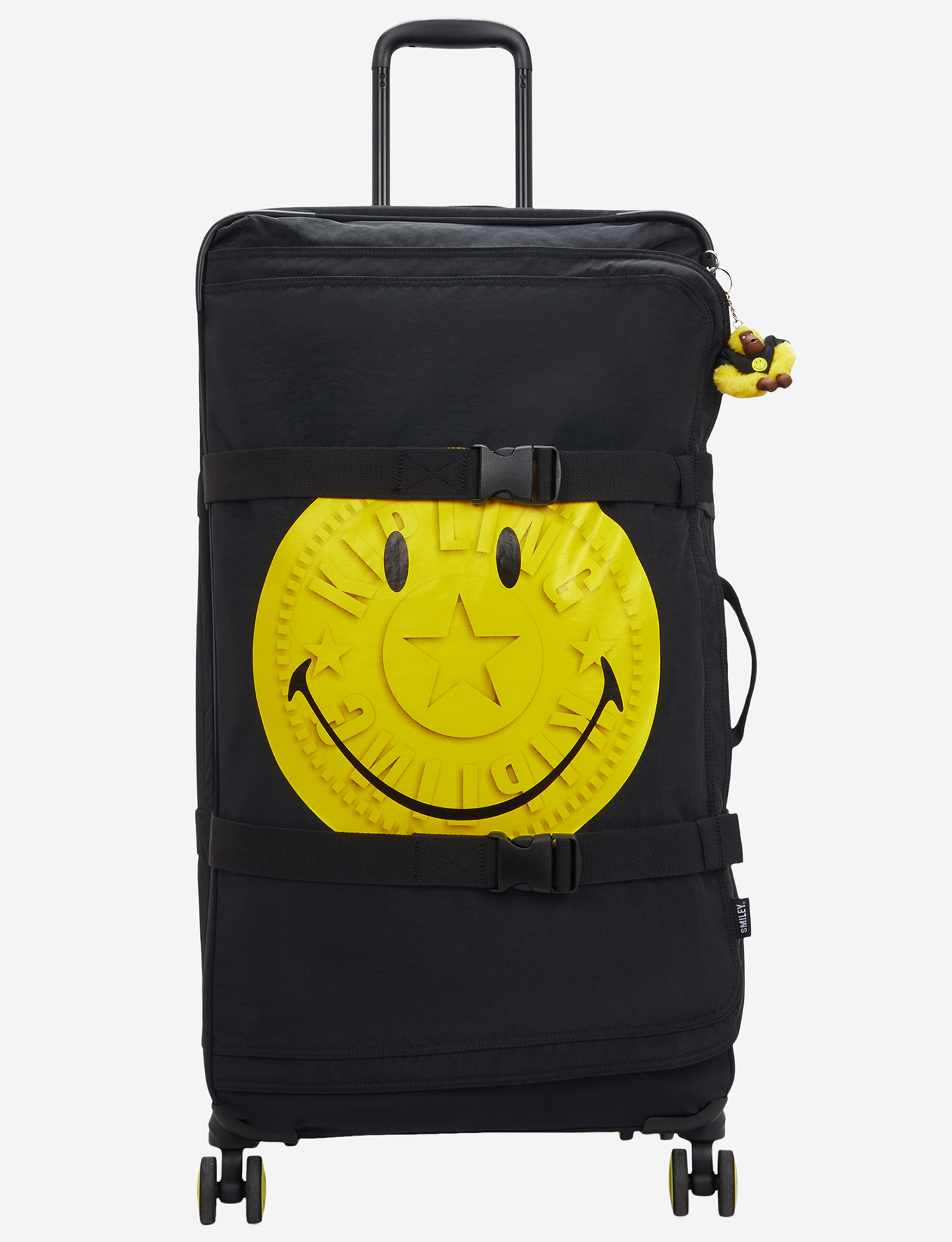 KIPLING Spontaneous L Yell Fun Black حقيبة أمتعة كبيرة بعجلات I9617-1KS