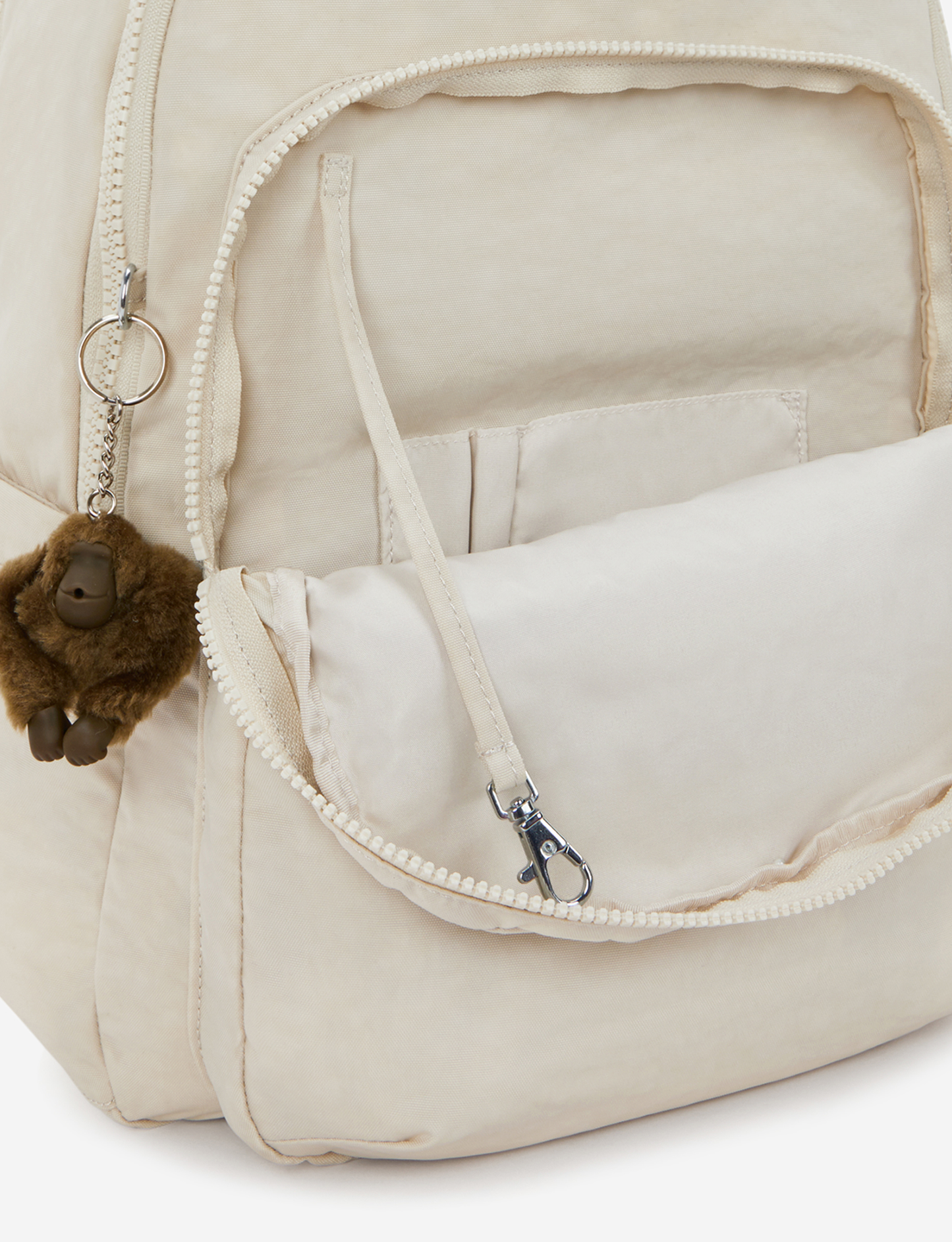 حقيبة ظهر كبيرة KIPLING Seoul Lap Soft Sand (مع جيب للكمبيوتر المحمول) I2969-9LO