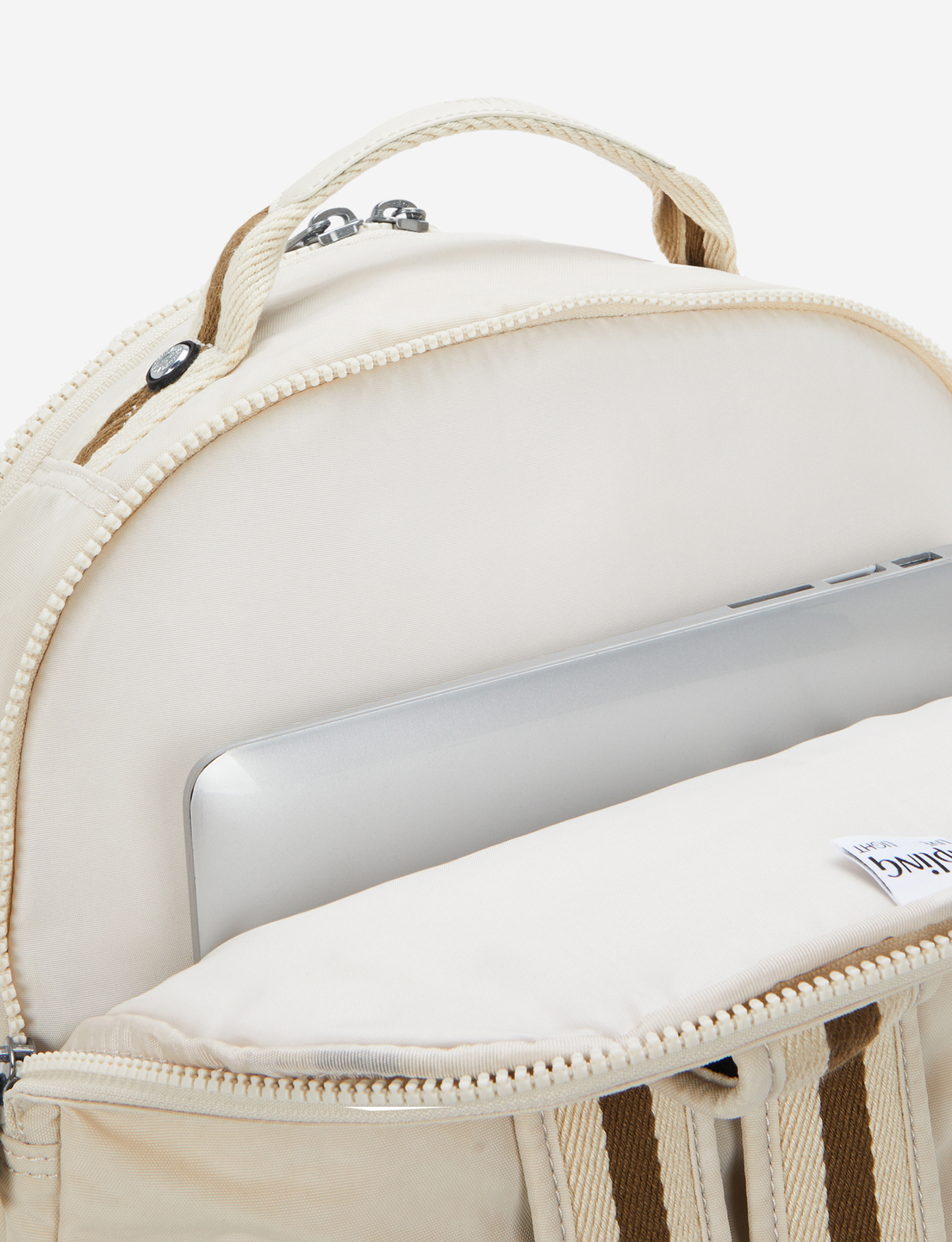 حقيبة ظهر كبيرة KIPLING Seoul Lap Soft Sand (مع جيب للكمبيوتر المحمول) I2969-9LO