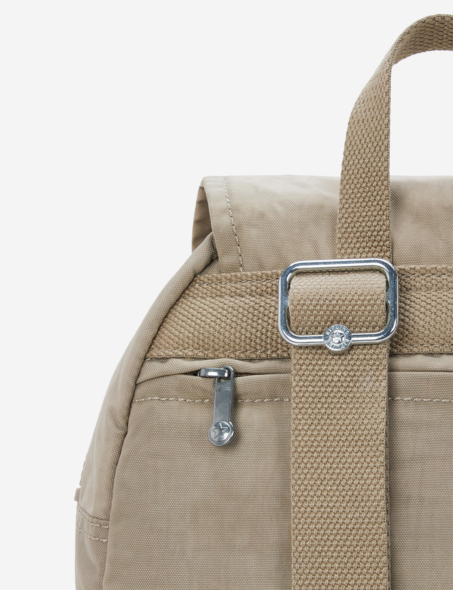 حقيبة ظهر KIPLING City Zip S Soft Taupe صغيرة I3523-4PW