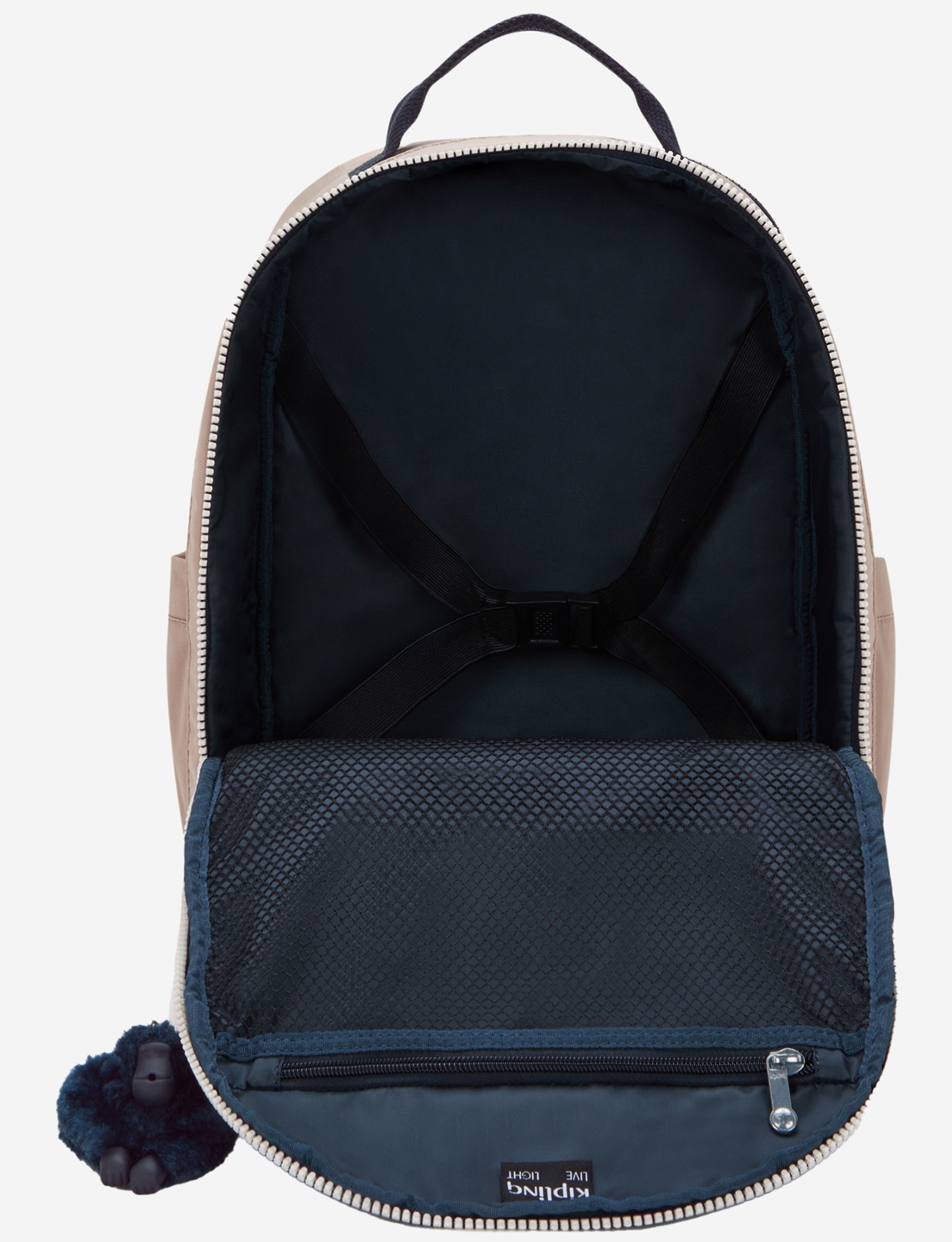 KIPLING Seoul Cabin حقيبة سفر كبيرة ناعمة باللون البني المائل للرمادي (مع جيب للكمبيوتر المحمول) I9986-7ML