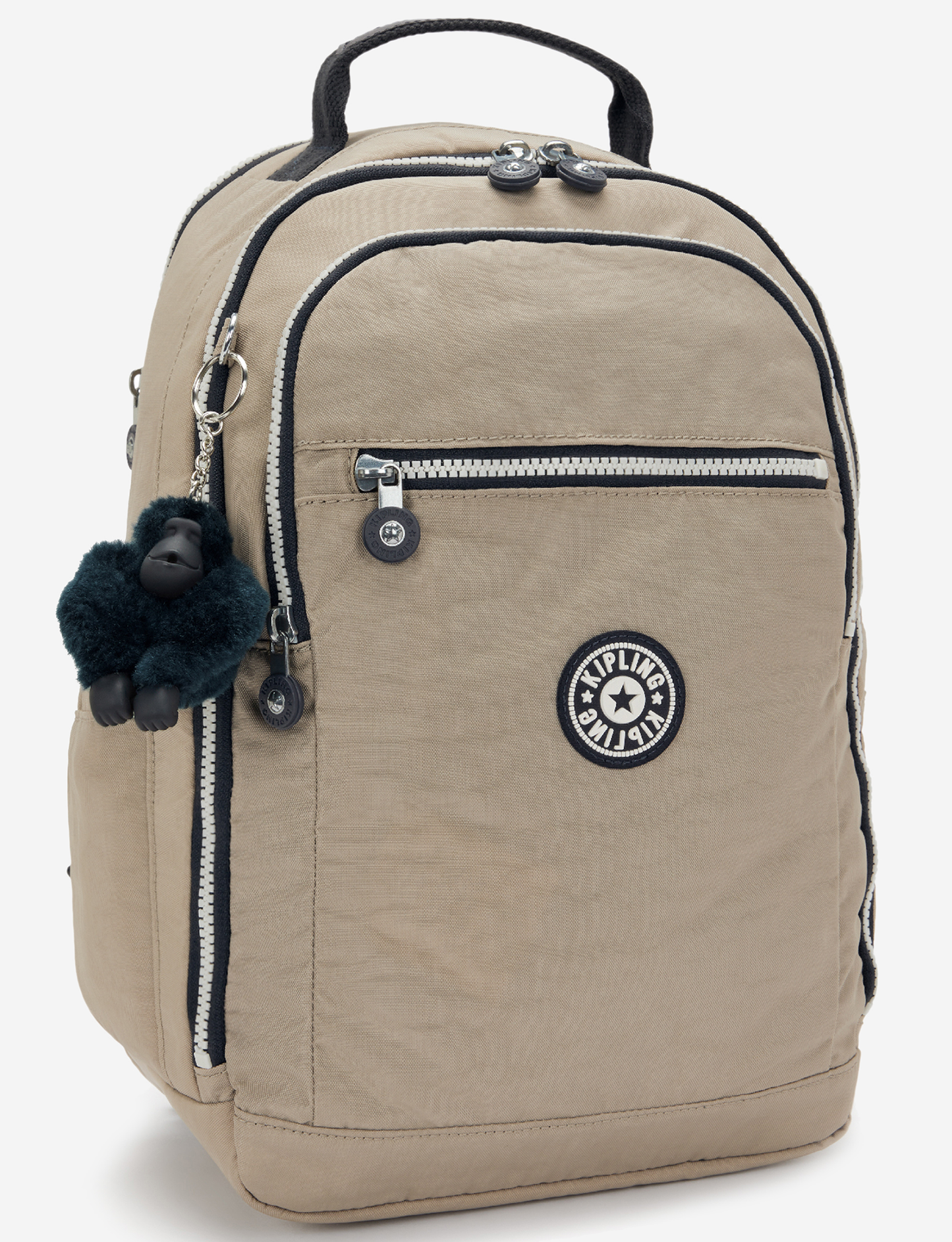 KIPLING Seoul Cabin حقيبة سفر كبيرة ناعمة باللون البني المائل للرمادي (مع جيب للكمبيوتر المحمول) I9986-7ML