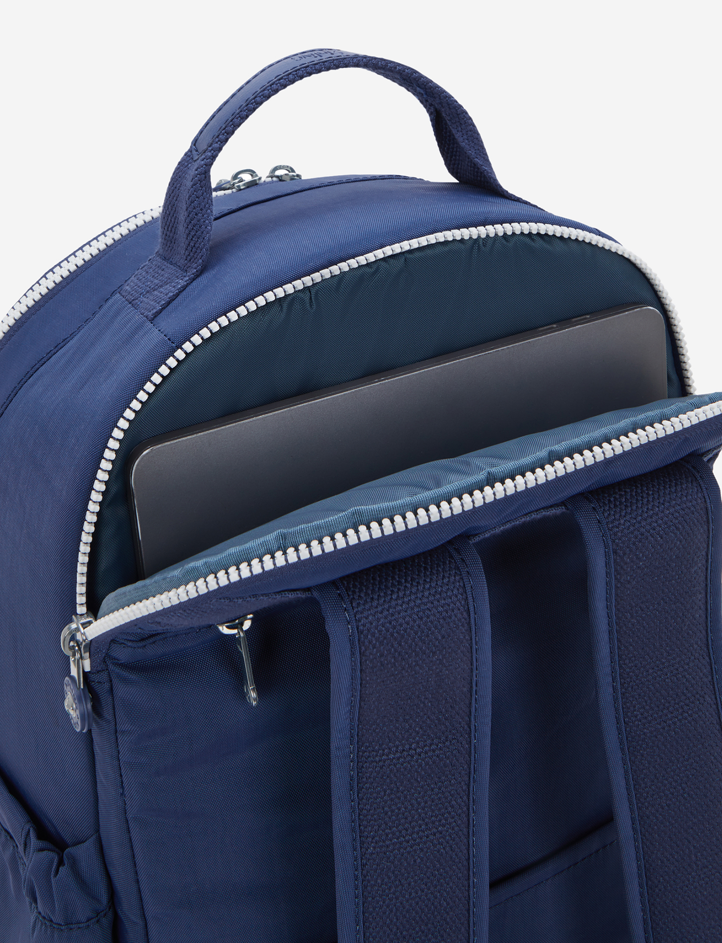 KIPLING Seoul Cabin Casual Blue C حقيبة ظهر كبيرة للسفر (مع جيب للكمبيوتر المحمول) I9986-3RA
